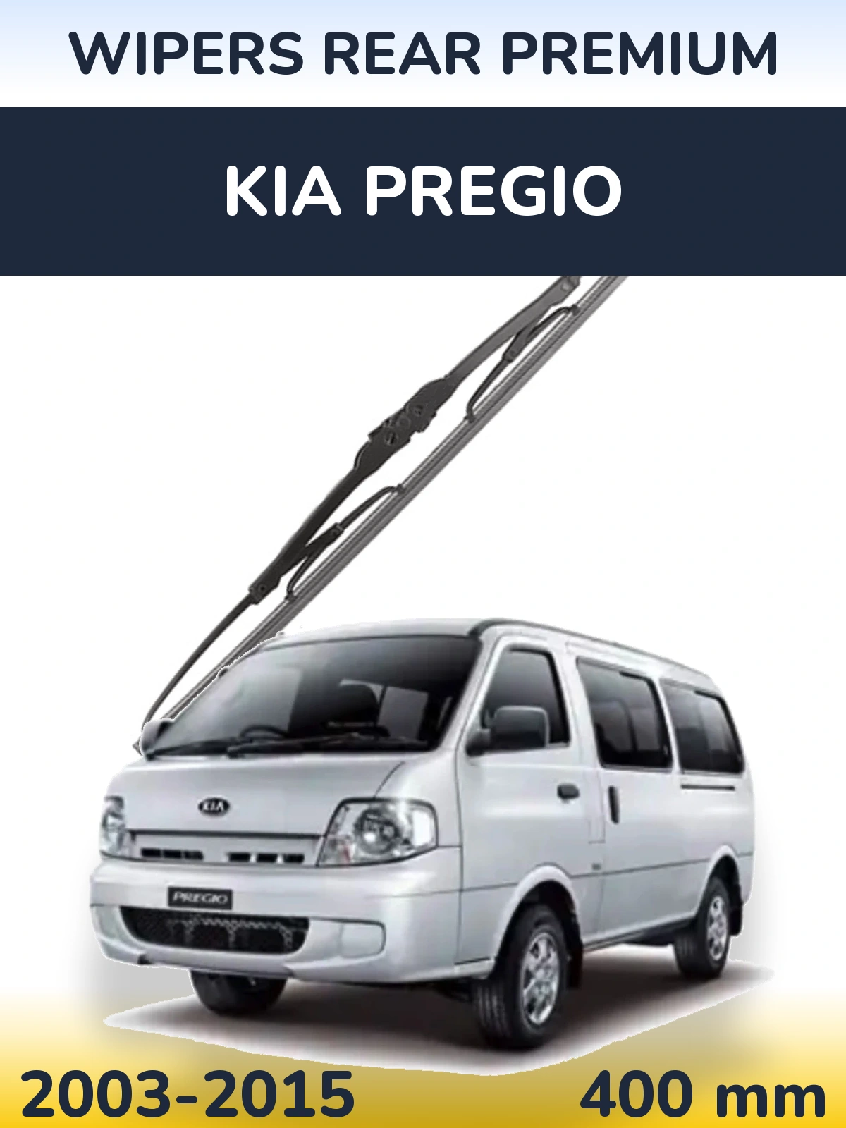 Zadní stěrač WIPERS REAR PREMIUM 400 mm pro KIA Pregio 2003-2015