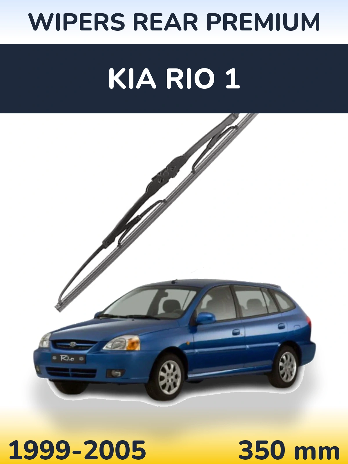 Zadní stěrač WIPERS REAR PREMIUM 350 mm pro KIA Rio 1 1999-2005