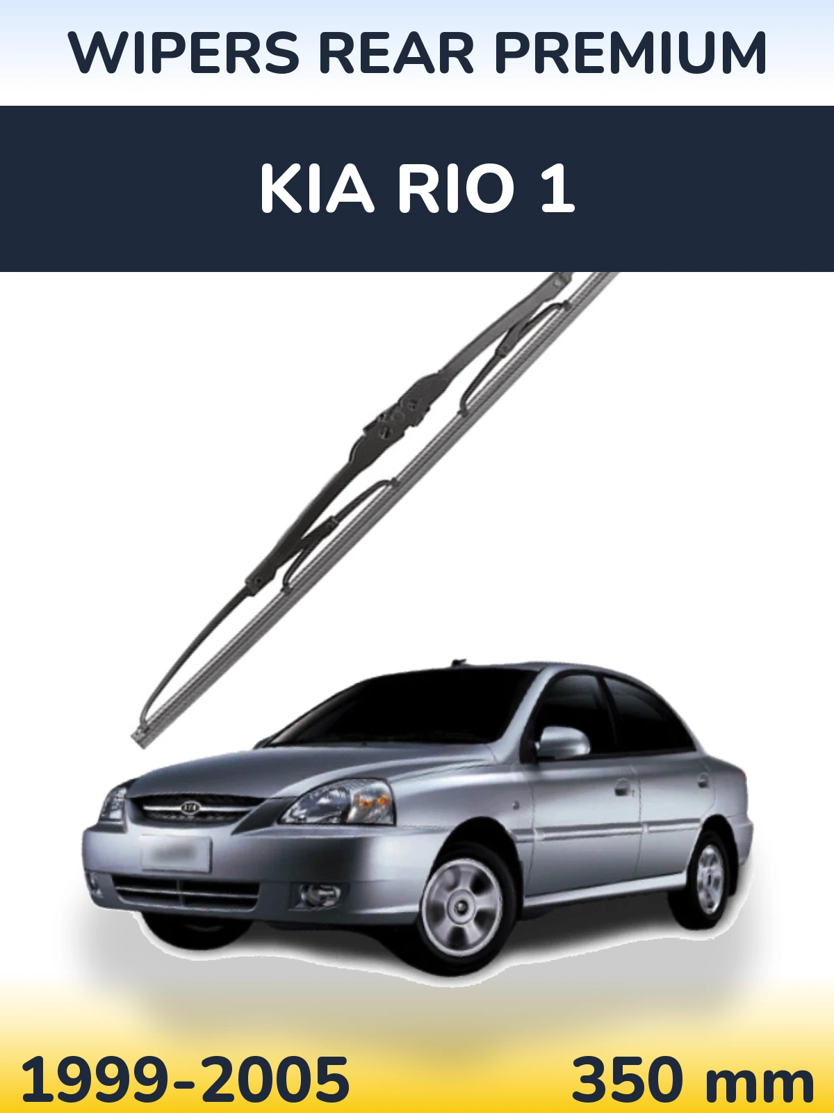 Zadní stěrač WIPERS REAR PREMIUM 350 mm pro KIA Rio 1 1999-2005