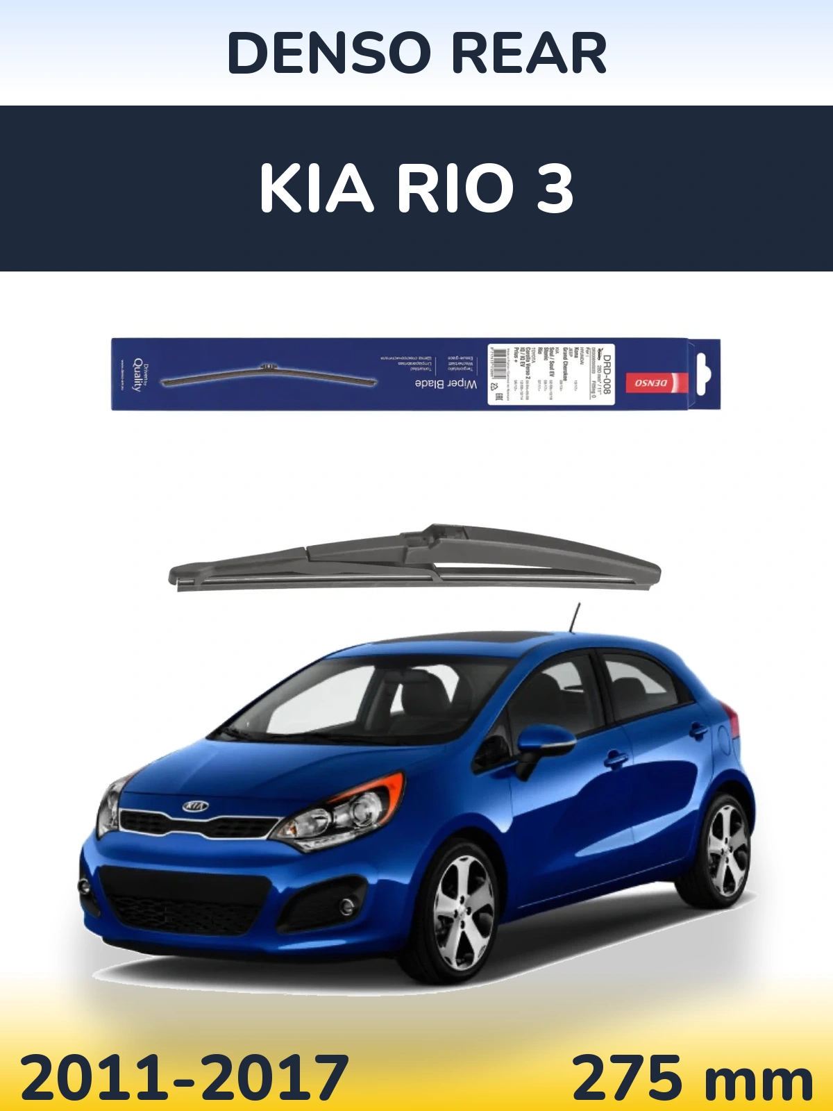 Zadní stěrač Denso Rear 280 mm pro KIA Rio 3 2011-2017
