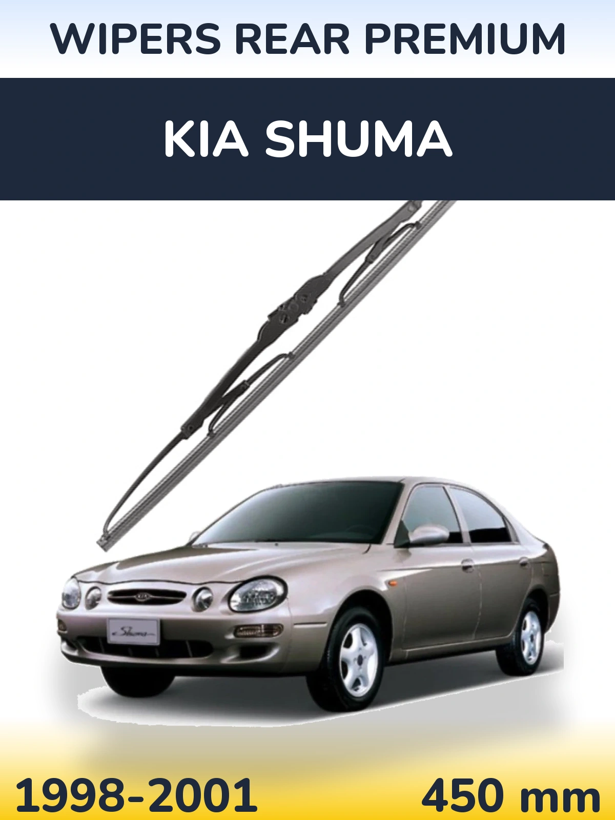 Zadní stěrač WIPERS REAR PREMIUM 450 mm pro KIA Shuma 1998-2001