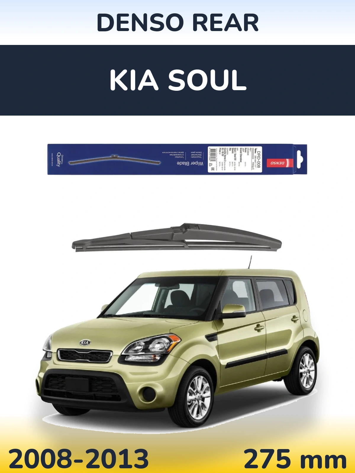 Zadní stěrač Denso Rear 280 mm pro KIA Soul 2008-2013
