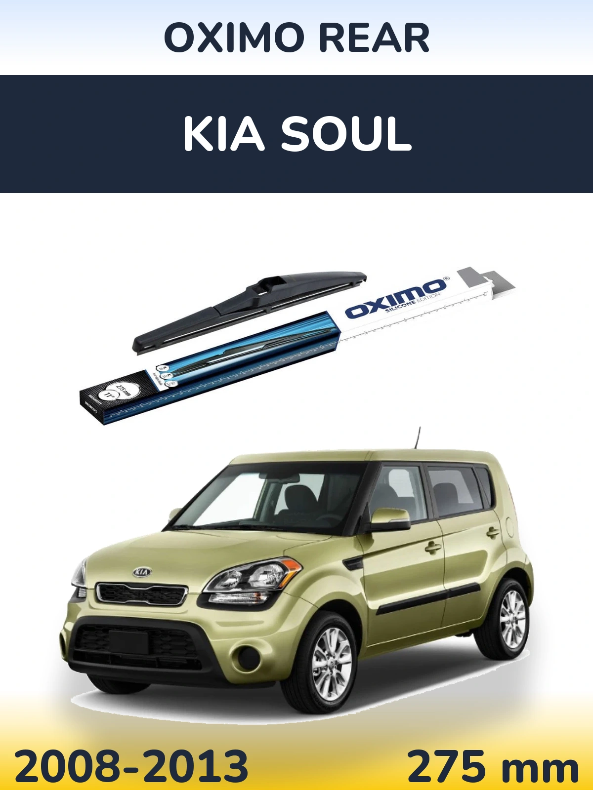 Zadní stěrač Oximo Rear 280 mm pro KIA Soul 2008-2013