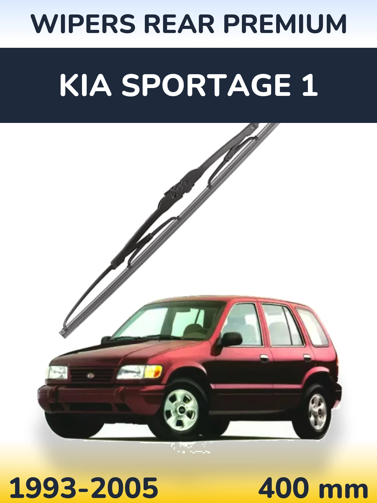 Zadní stěrač WIPERS REAR PREMIUM 400 mm pro KIA Sportage 1 1993-2005