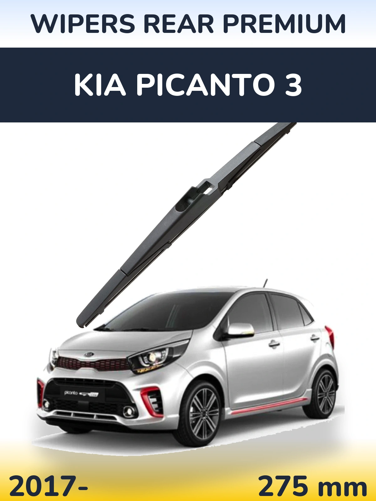 Zadní stěrač WIPERS REAR PREMIUM 275 mm pro KIA Picanto 3 2017-2026