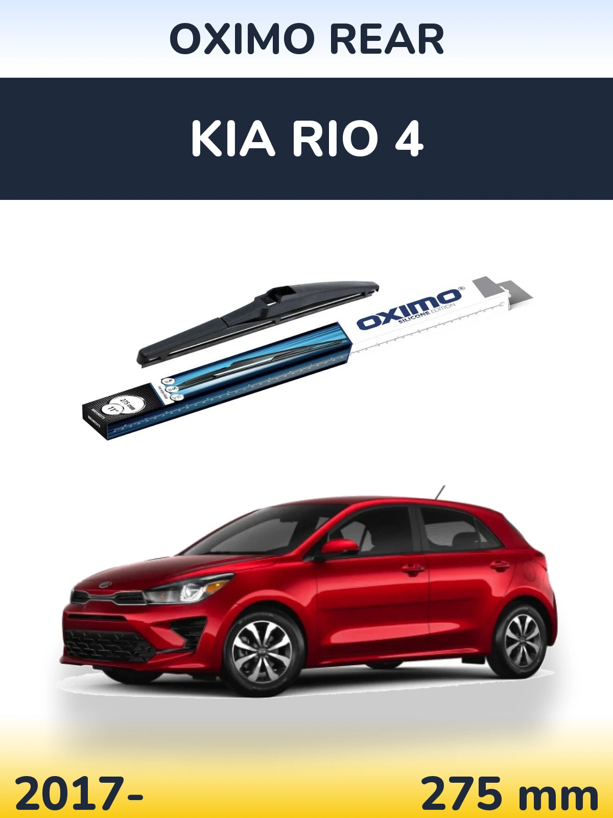 Zadní stěrač Oximo Rear 280 mm pro KIA Rio 4 2017-2026