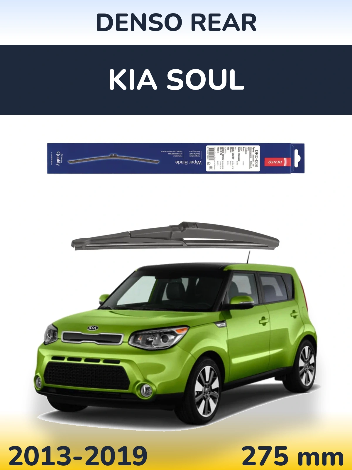 Zadní stěrač Denso Rear 280 mm pro KIA Soul 2013-2019