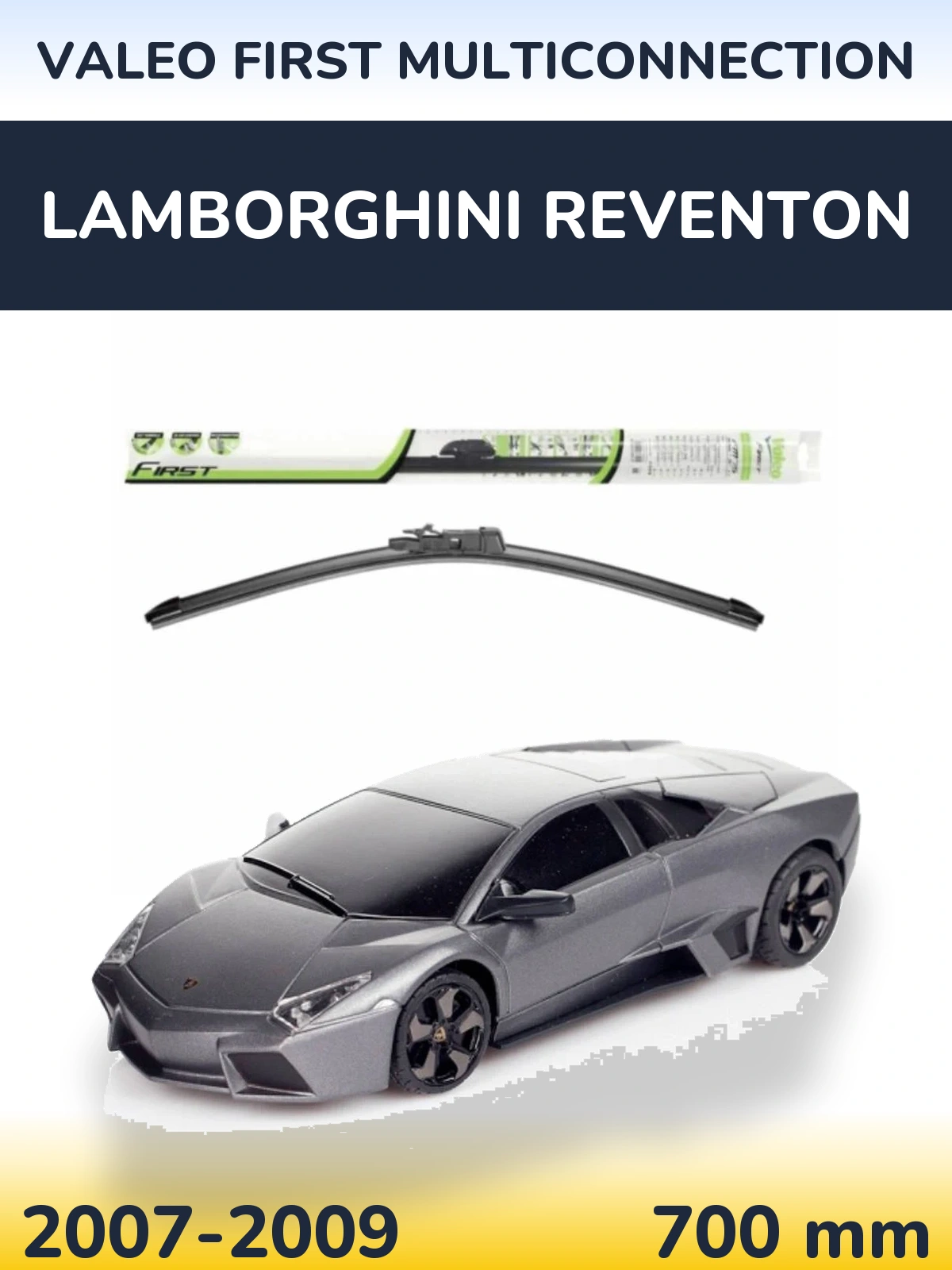 Přední stěrač Valeo First MultiConnection 700 mm pro Lamborghini Reventon 2007-2009