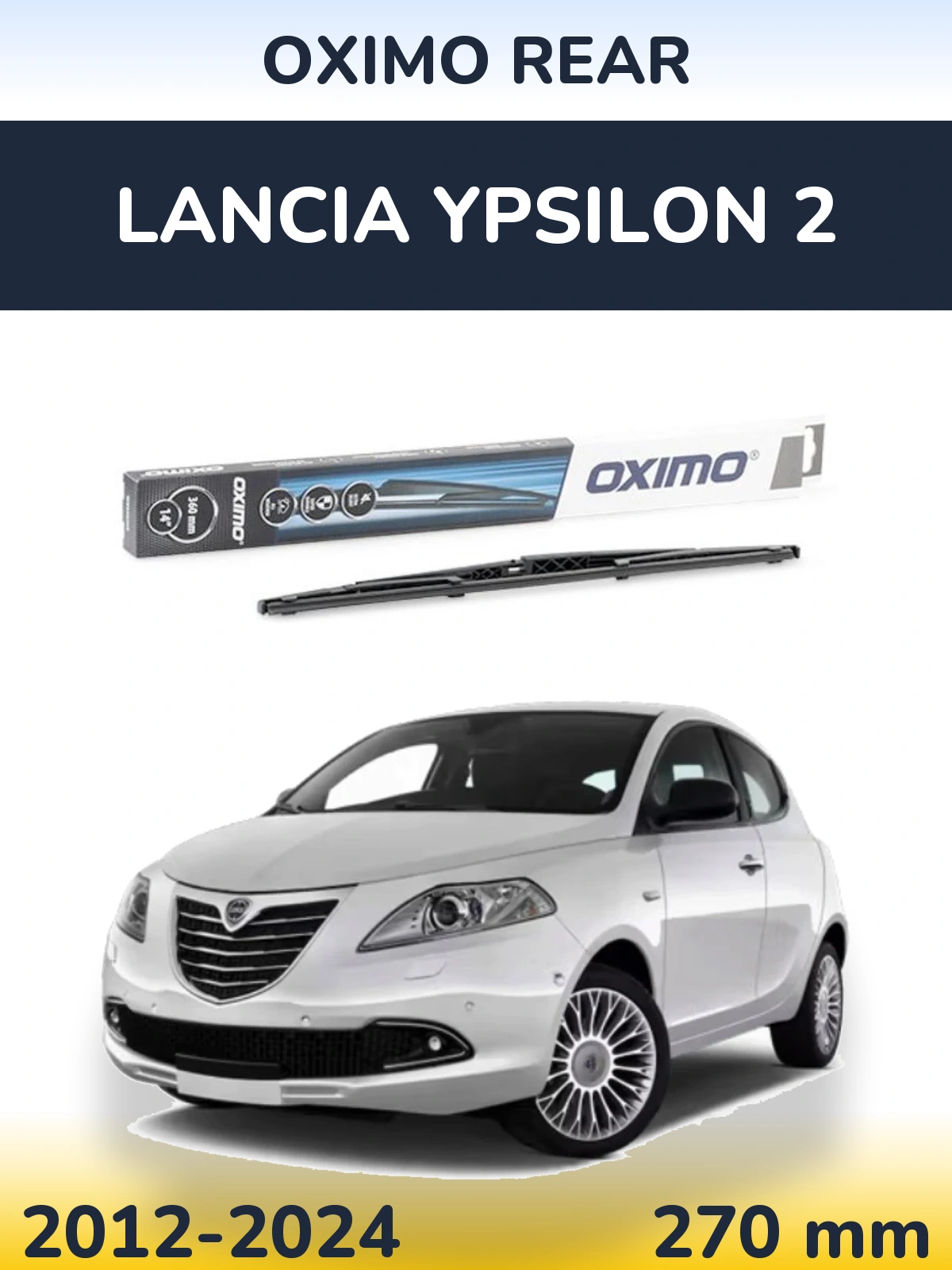 Zadní stěrač Oximo Rear 360 mm pro Lancia Ypsilon 2 2012-2024