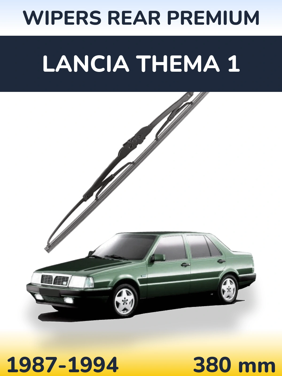 Zadní stěrač WIPERS REAR PREMIUM 380 mm pro Lancia Thema 1 1987-1994