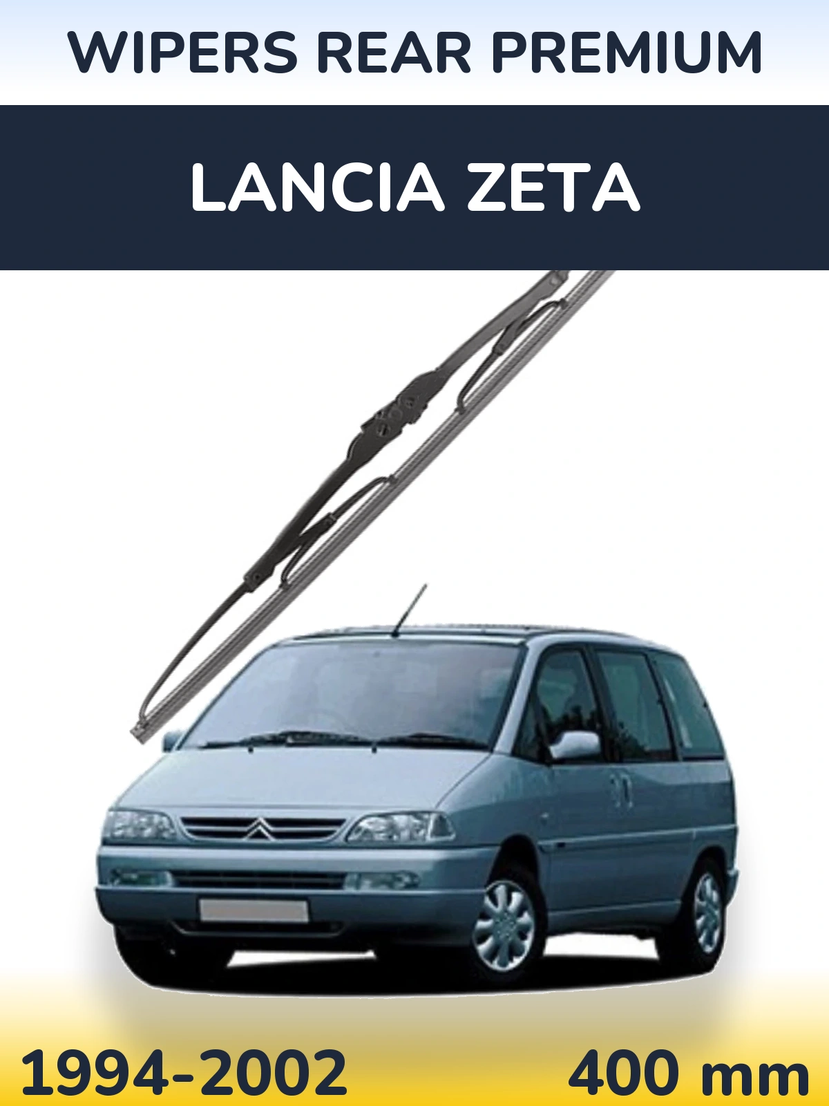 Zadní stěrač WIPERS REAR PREMIUM 400 mm pro Lancia Zeta 1994-2002