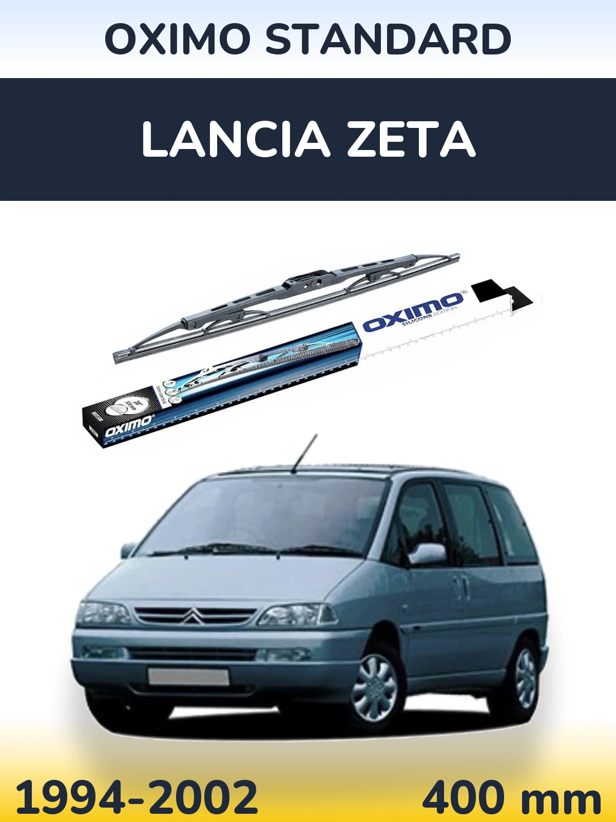 Zadní stěrač Oximo Standard 400 mm pro Lancia Zeta 1994-2002