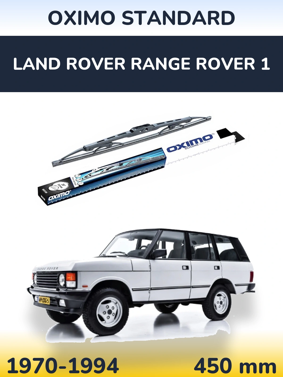 Zadní stěrač Oximo Standard 450 mm pro Land Rover Range Rover 1 1970-1994