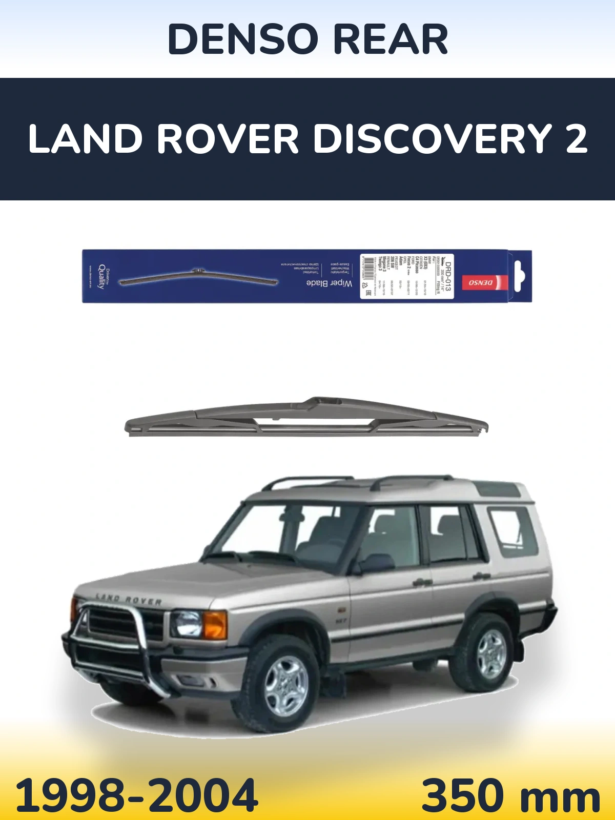 Zadní stěrač Denso Rear 350 mm pro Land Rover Discovery 2 1998-2004