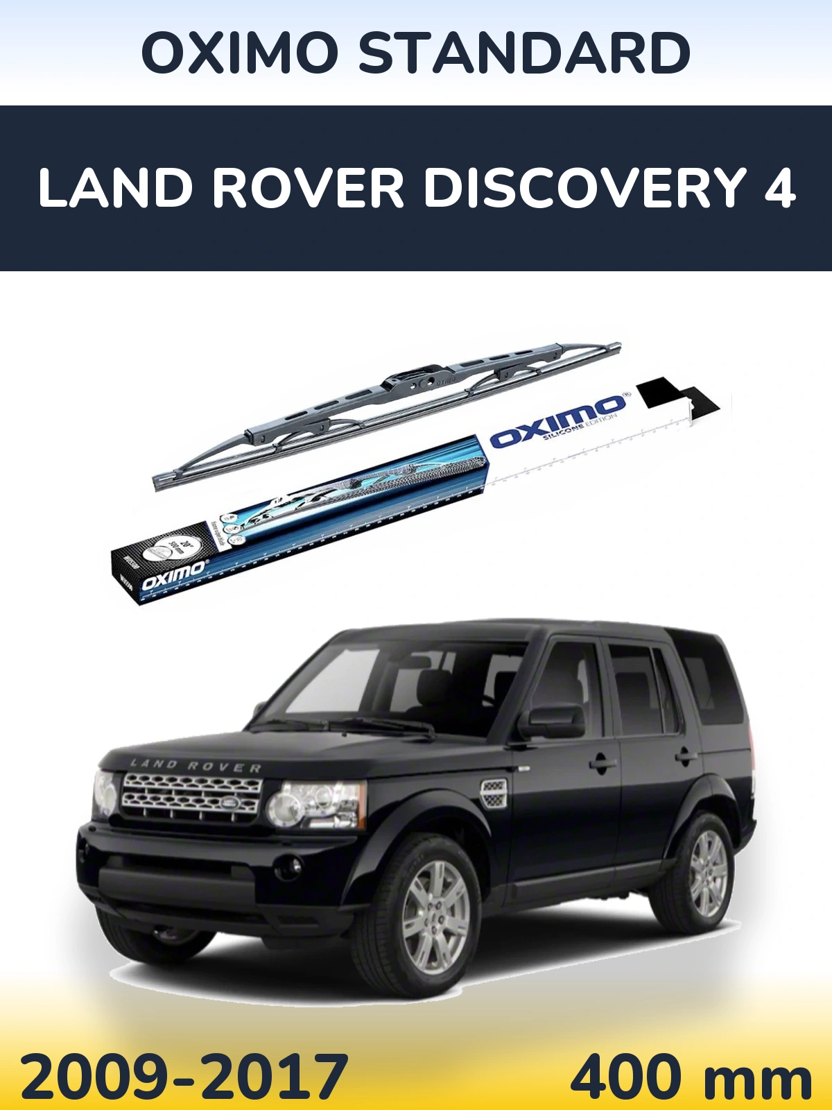Zadní stěrač Oximo Standard 400 mm pro Land Rover Discovery 4 2009-2017