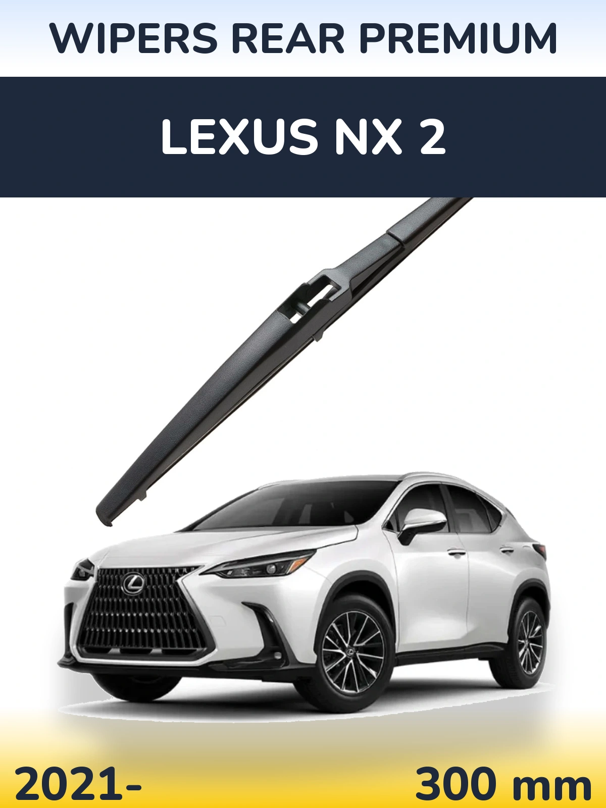 Zadní stěrač WIPERS REAR PREMIUM 300 mm pro Lexus NX 2 2021-2026