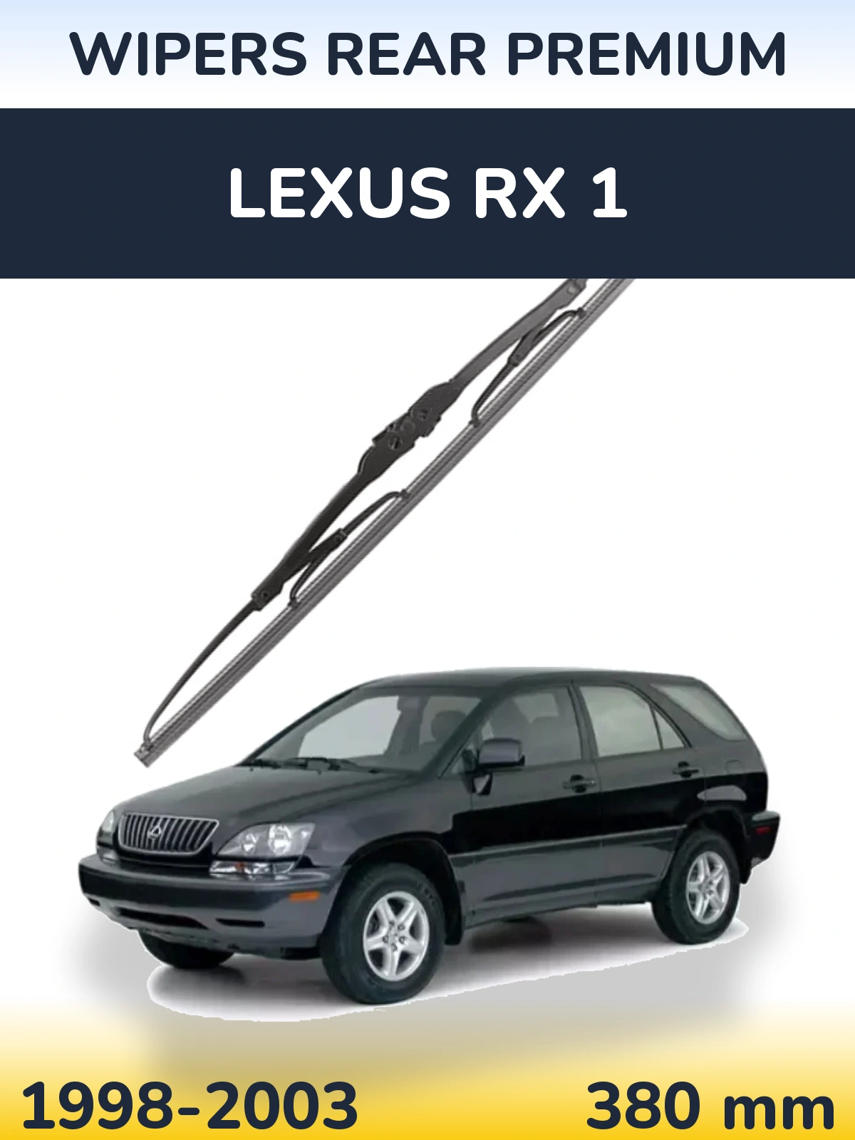 Zadní stěrač WIPERS REAR PREMIUM 380 mm pro Lexus RX 1 1998-2003