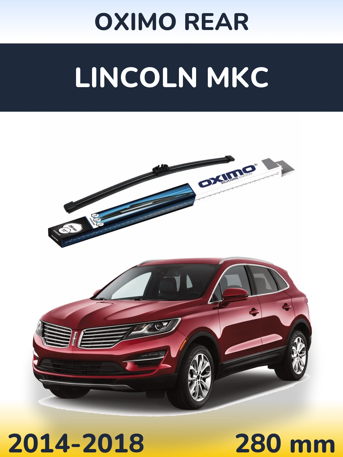 Zadní stěrač Oximo Rear 280 mm pro Lincoln MKC 2014-2018