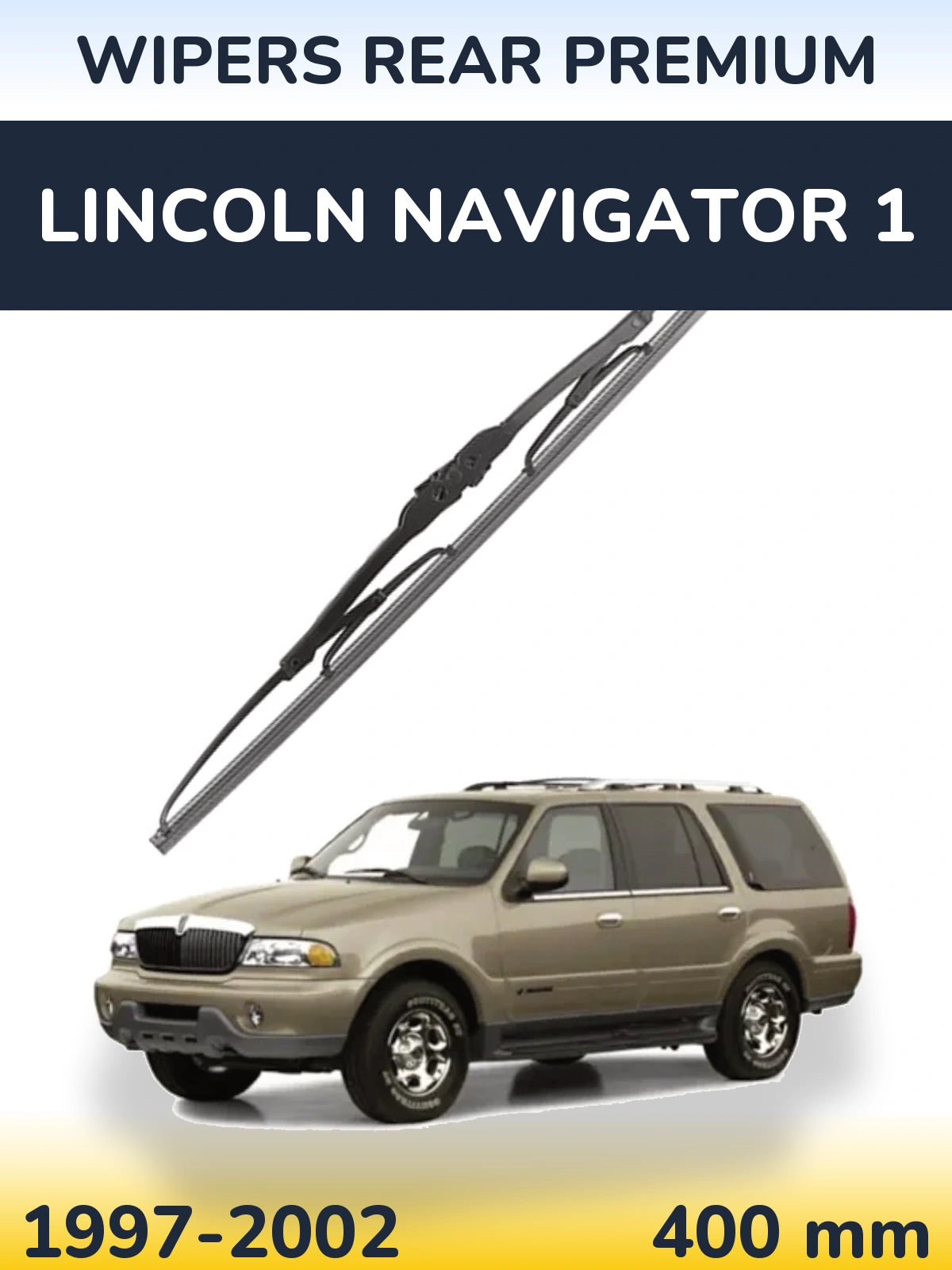 Zadní stěrač WIPERS REAR PREMIUM 400 mm pro Lincoln Navigator 1 1997-2002
