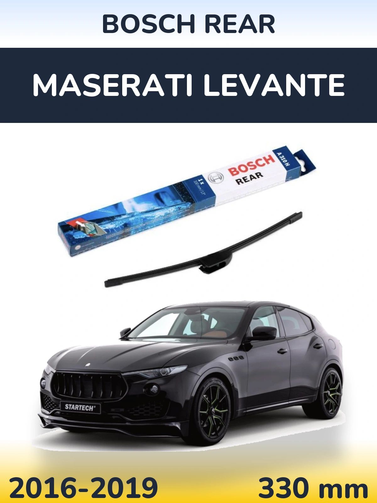 Zadní stěrač BOSCH Rear 330 mm pro Maserati Levante 2016-2019
