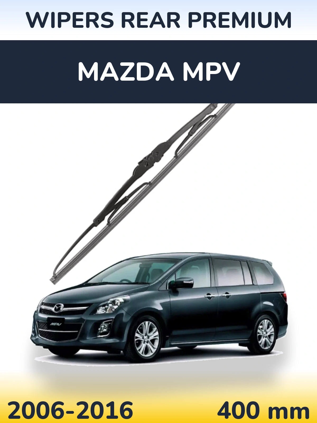 Zadní stěrač WIPERS REAR PREMIUM 400 mm pro Mazda MPV 2006-2016