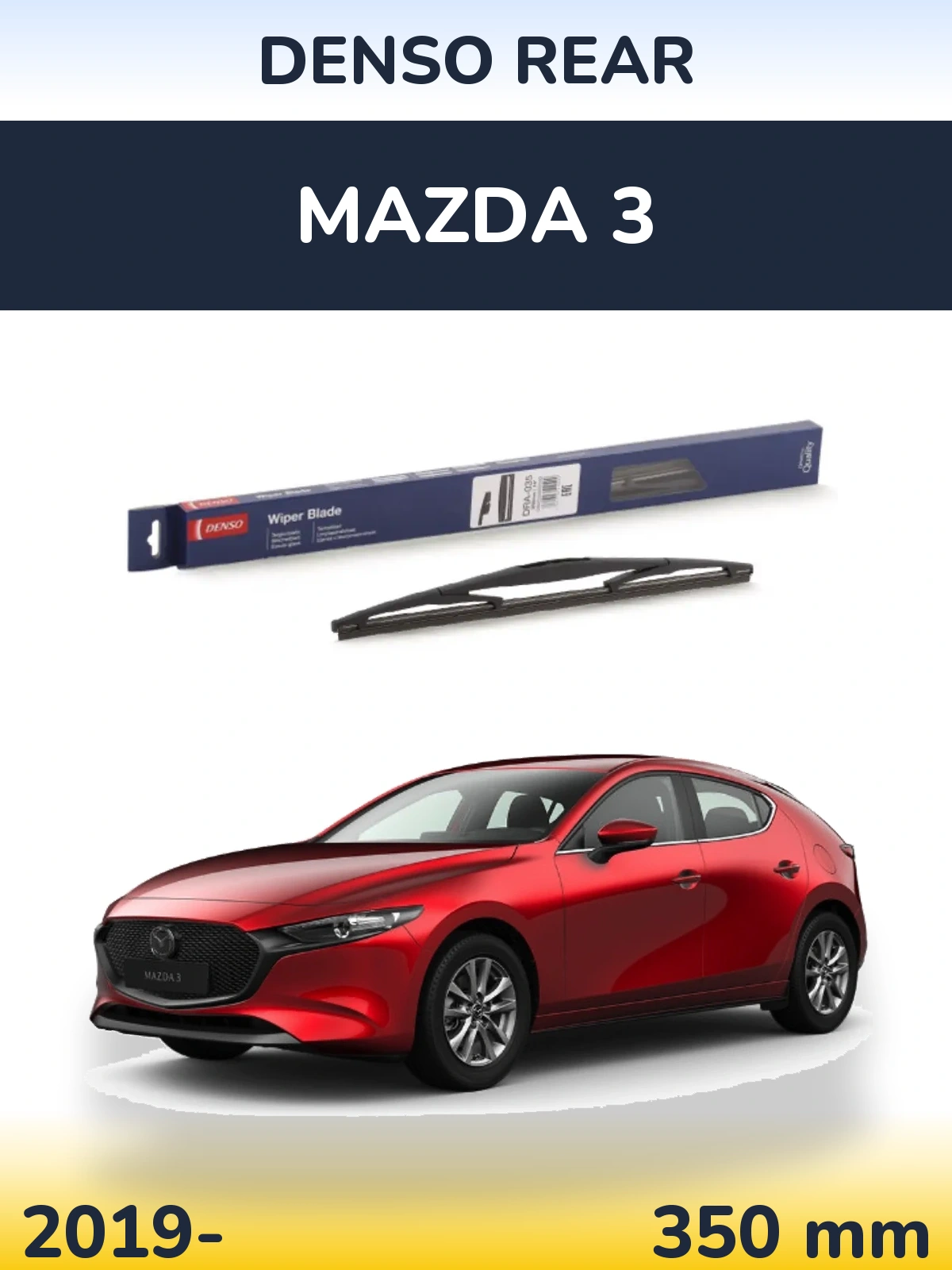 Zadní stěrač Denso Rear 350 mm pro Mazda 3 2019-2026