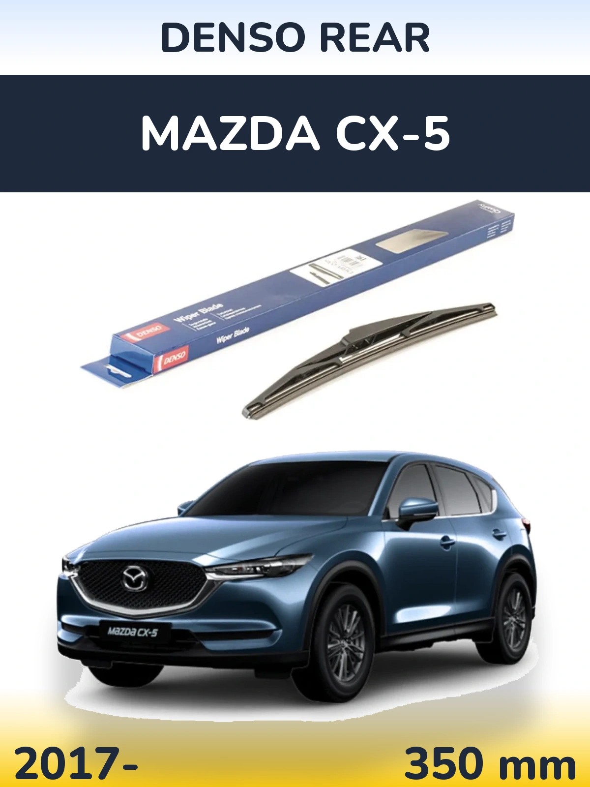 Zadní stěrač Denso Rear 350 mm pro Mazda CX-5 2017-2026