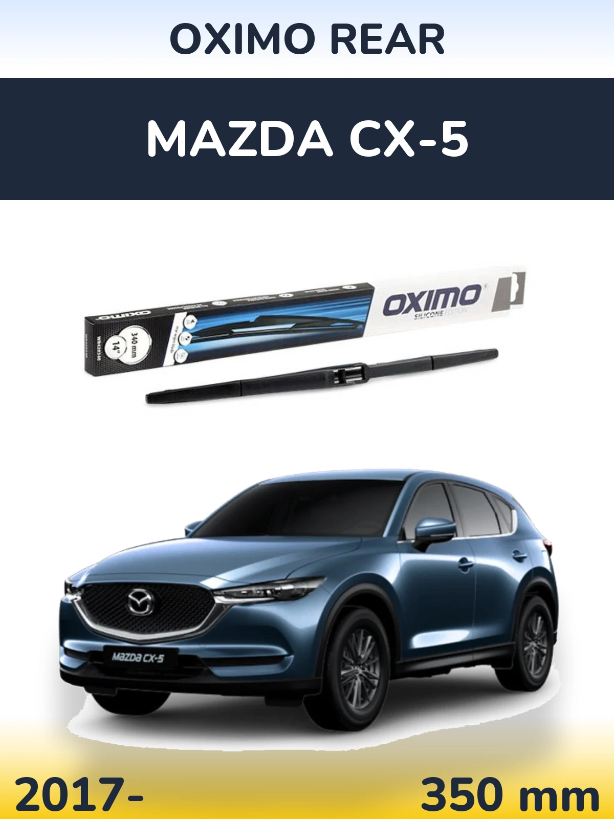 Zadní stěrač Oximo Rear 350 mm pro Mazda CX-5 2017-2026