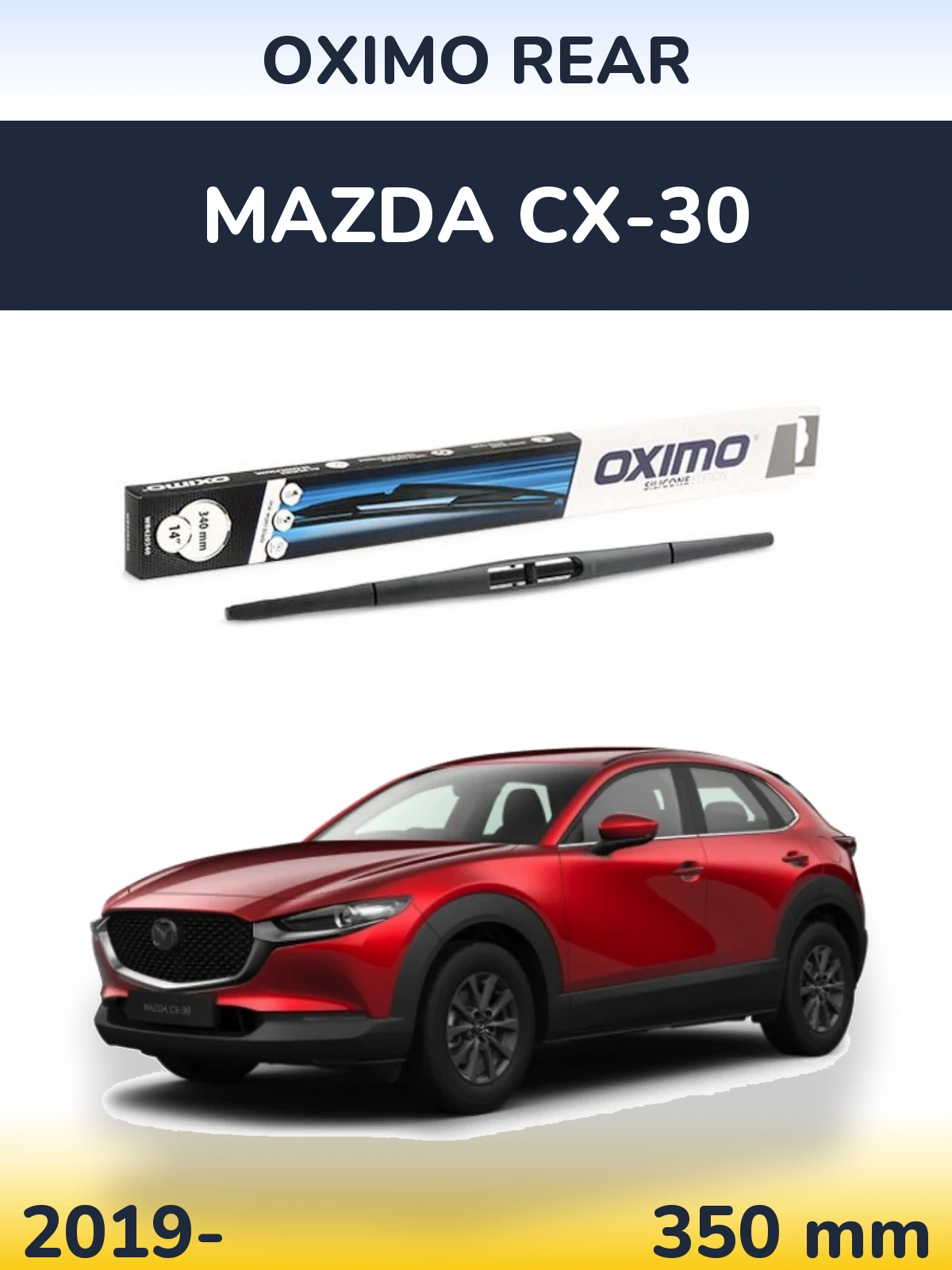 Zadní stěrač Oximo Rear 350 mm pro Mazda CX-30 2019-2026