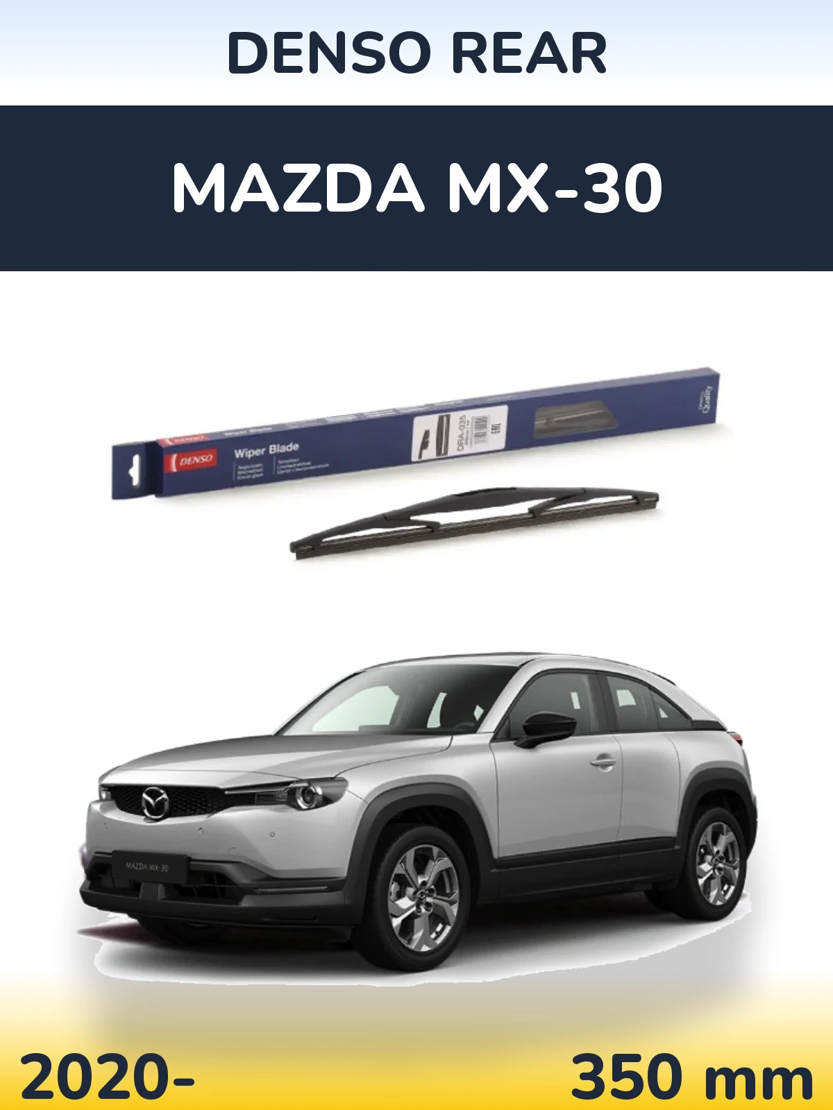 Zadní stěrač Denso Rear 350 mm pro Mazda MX-30 2020-2026