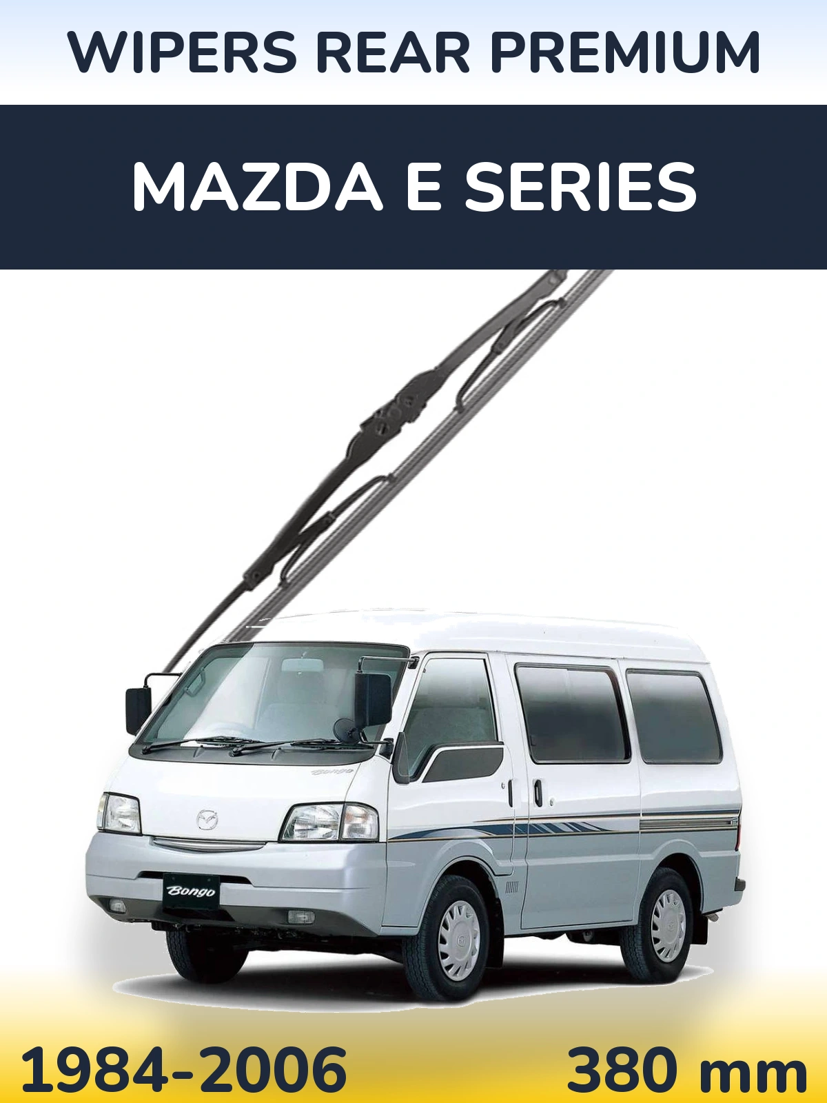 Zadní stěrač WIPERS REAR PREMIUM 380 mm pro Mazda E Series 1984-2006