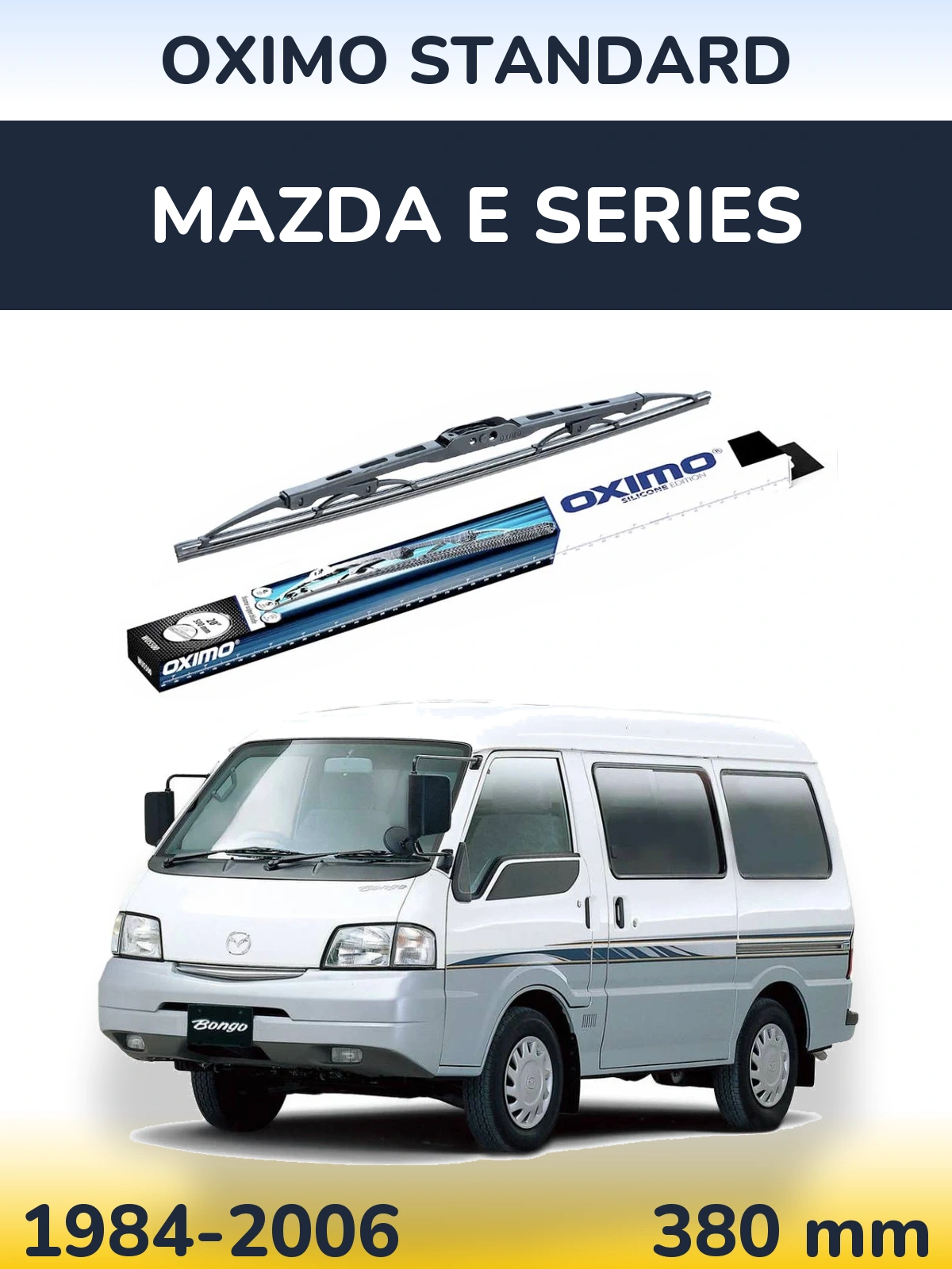 Zadní stěrač Oximo Standard 375 mm pro Mazda E Series 1984-2006