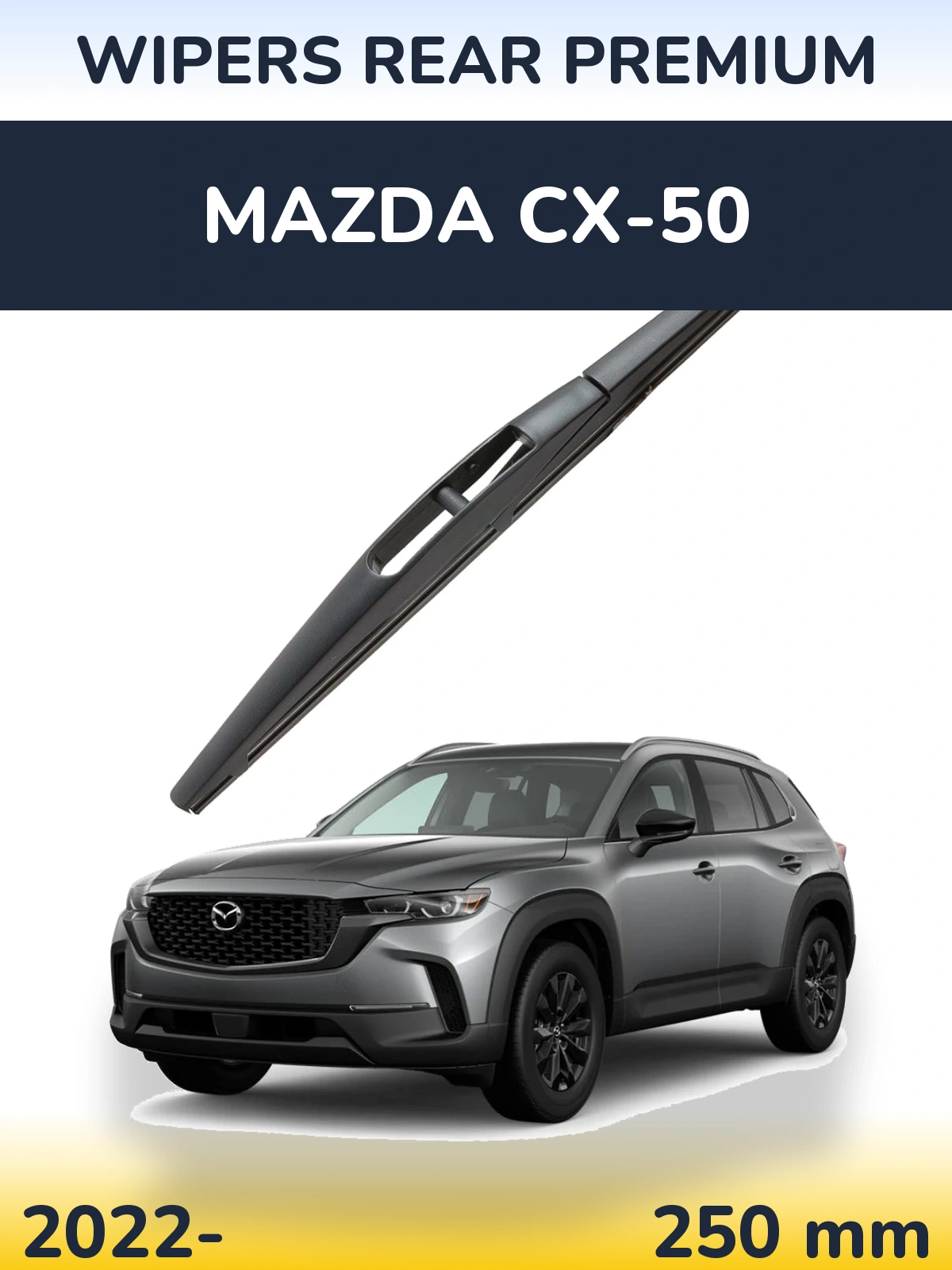 Задня щітка WIPERS REAR PREMIUM 250 мм для Mazda CX-50 2022-2026