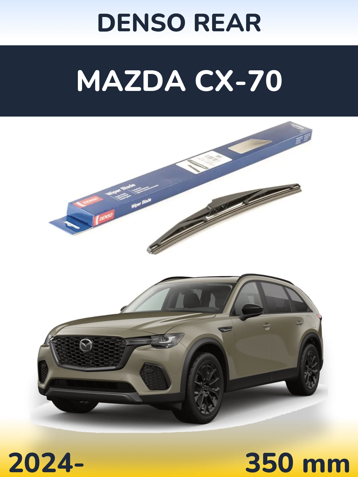 Zadní stěrač Denso Rear 350 mm pro Mazda CX-70 2024-2026