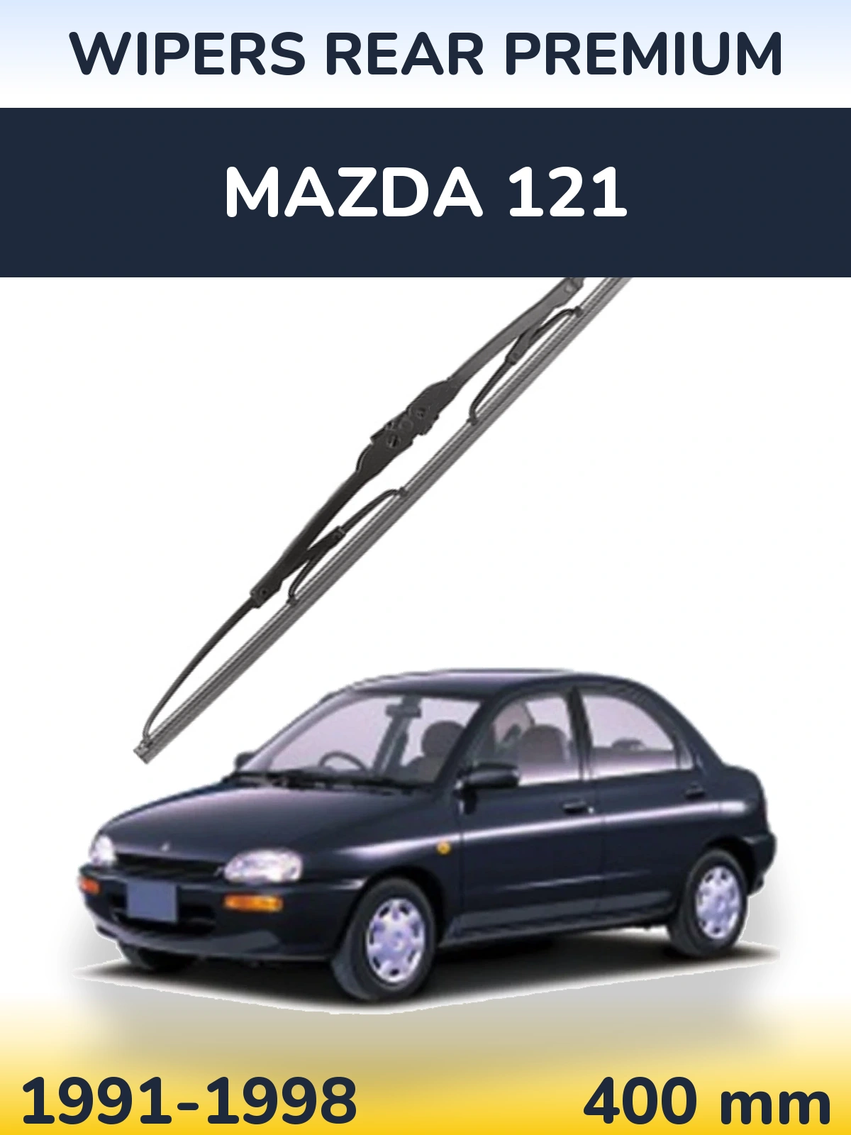 Zadní stěrač WIPERS REAR PREMIUM 400 mm pro Mazda 121 1991-1998