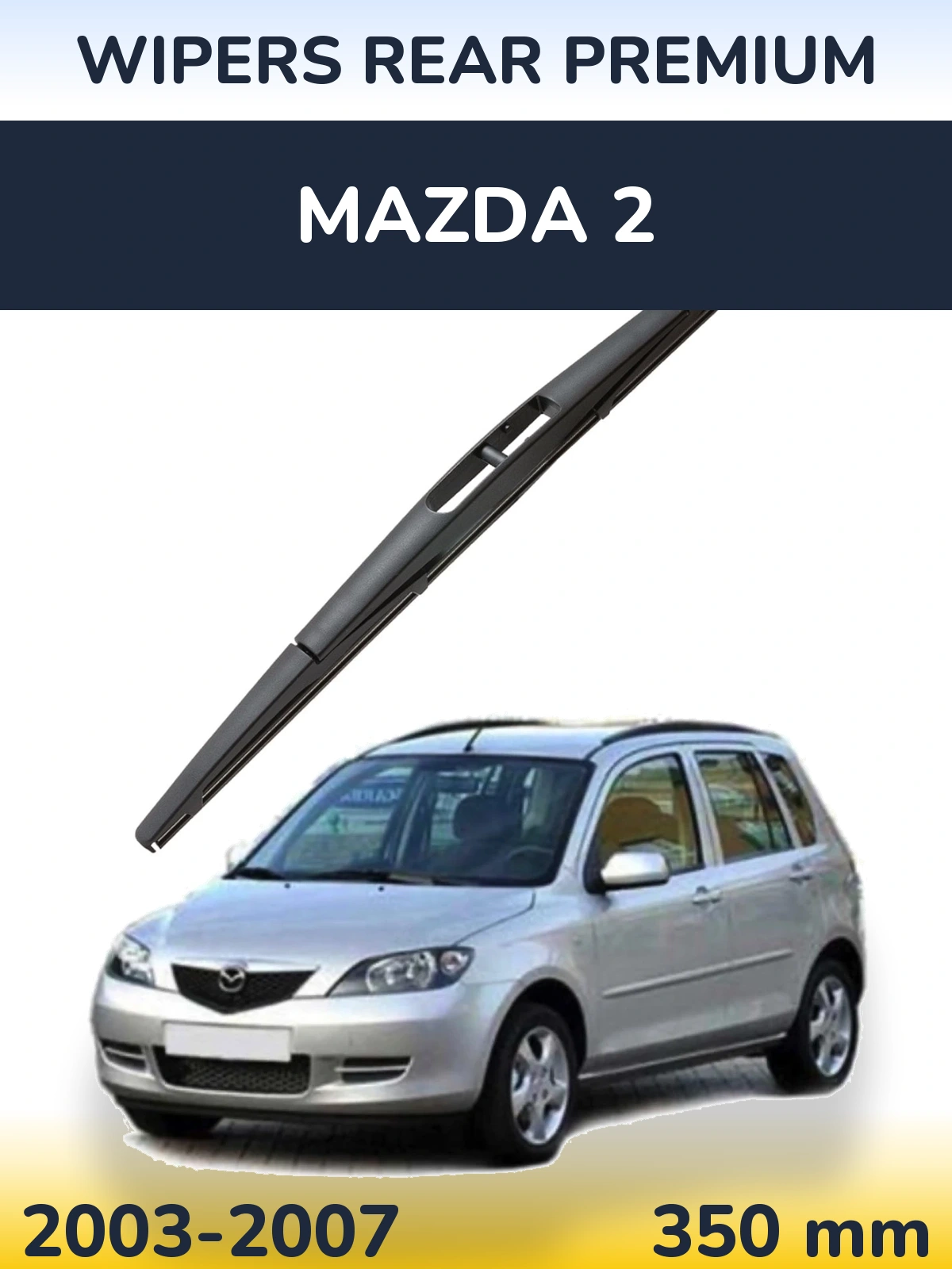 Zadní stěrač WIPERS REAR PREMIUM 350 mm pro Mazda 2 2003-2007