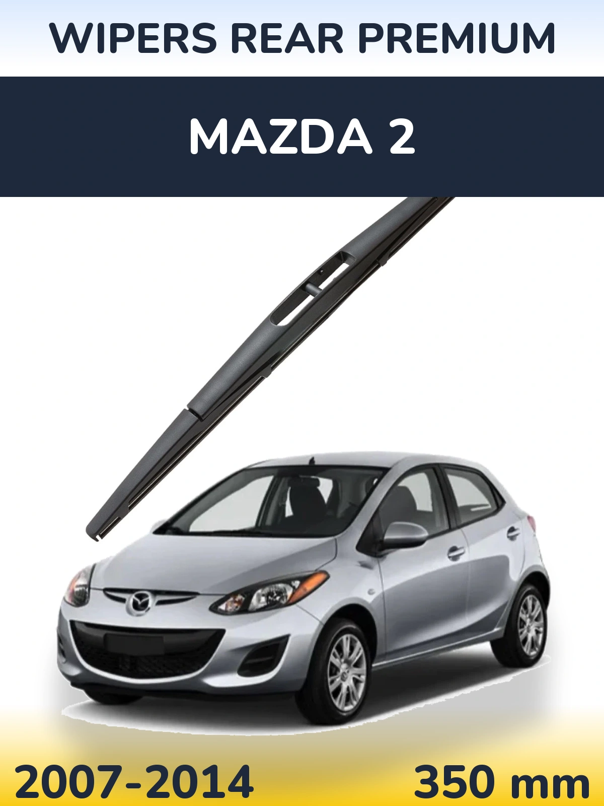 Zadní stěrač WIPERS REAR PREMIUM 350 mm pro Mazda 2 2007-2014