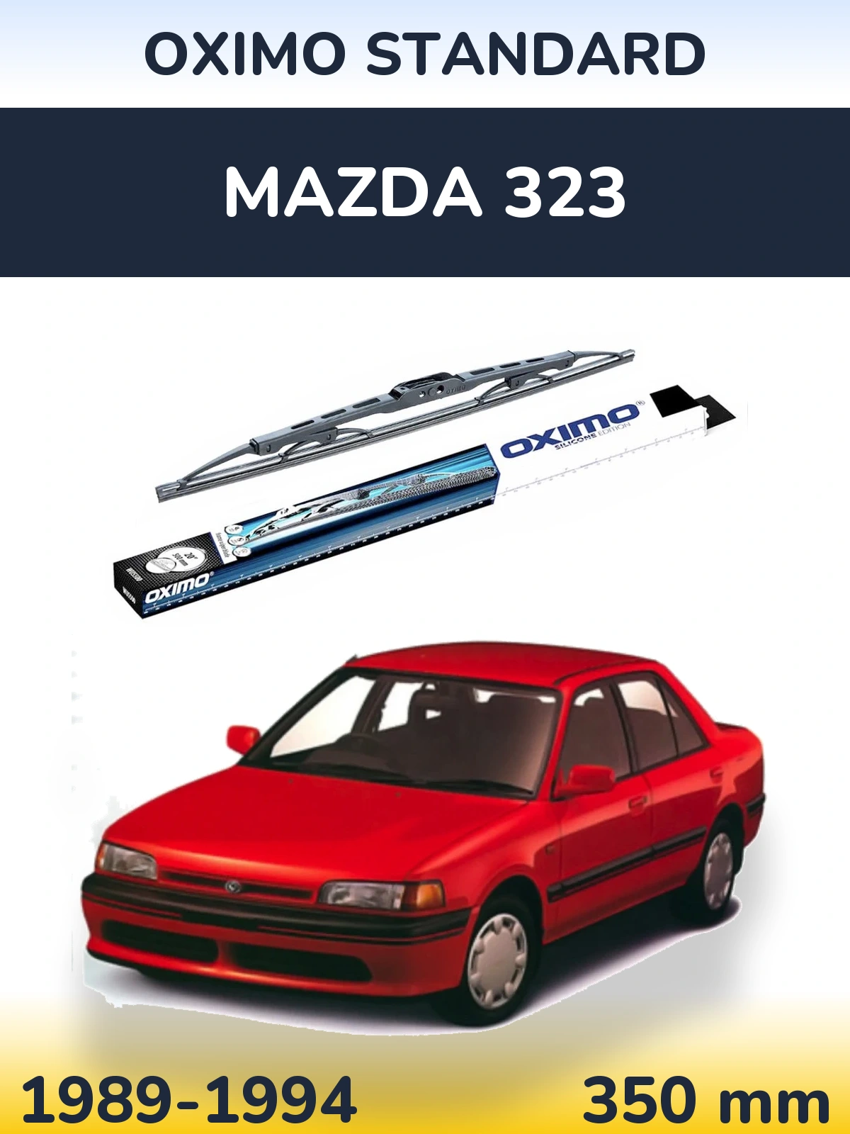 Zadní stěrač Oximo Standard 350 mm pro Mazda 323 1989-1994