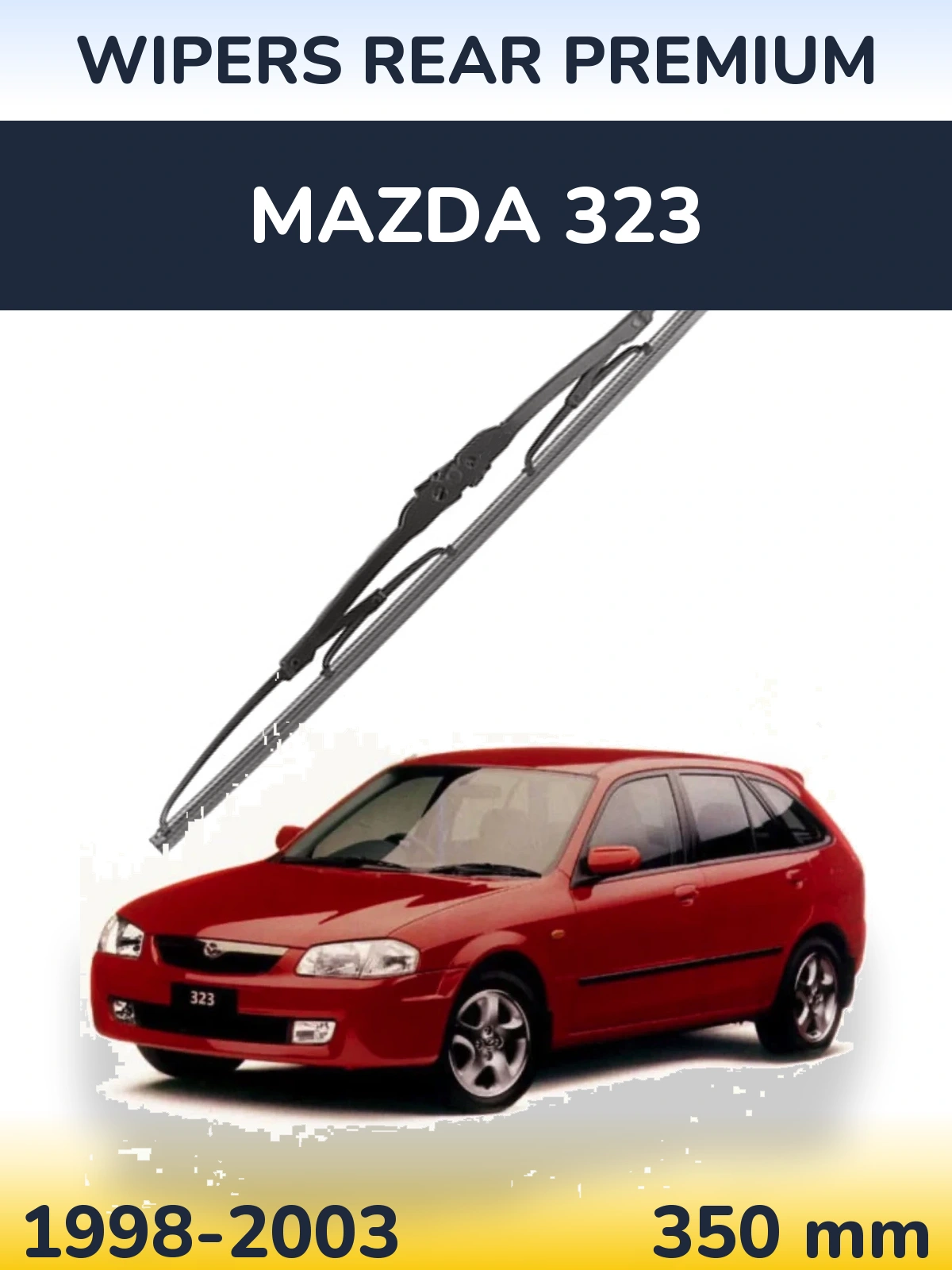 Zadní stěrač WIPERS REAR PREMIUM 350 mm pro Mazda 323 1998-2003