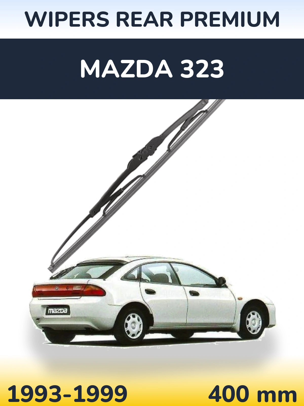 Zadní stěrač WIPERS REAR PREMIUM 400 mm pro Mazda 323 1993-1999