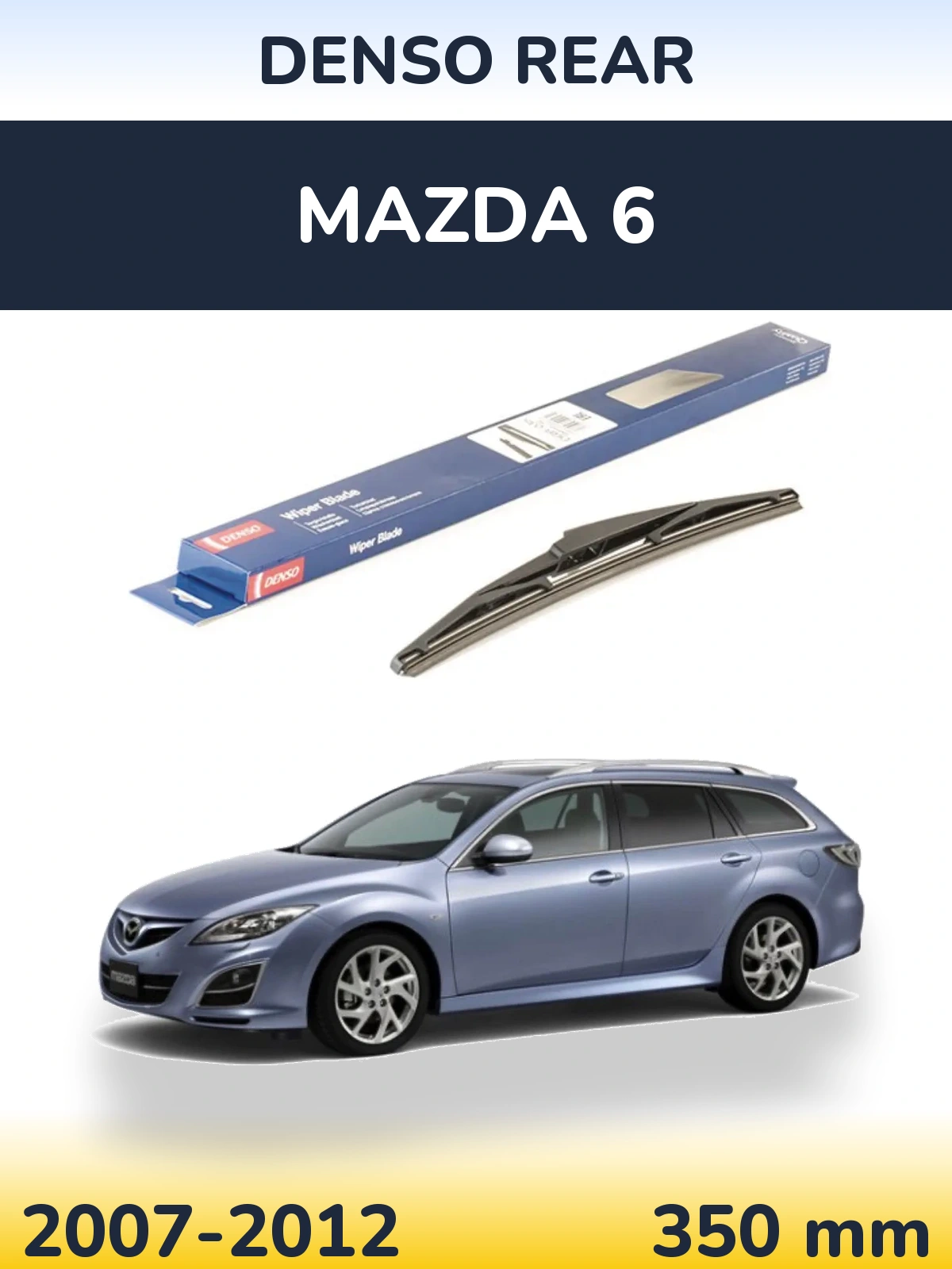 Zadní stěrač Denso Rear 350 mm pro Mazda 6 2007-2012