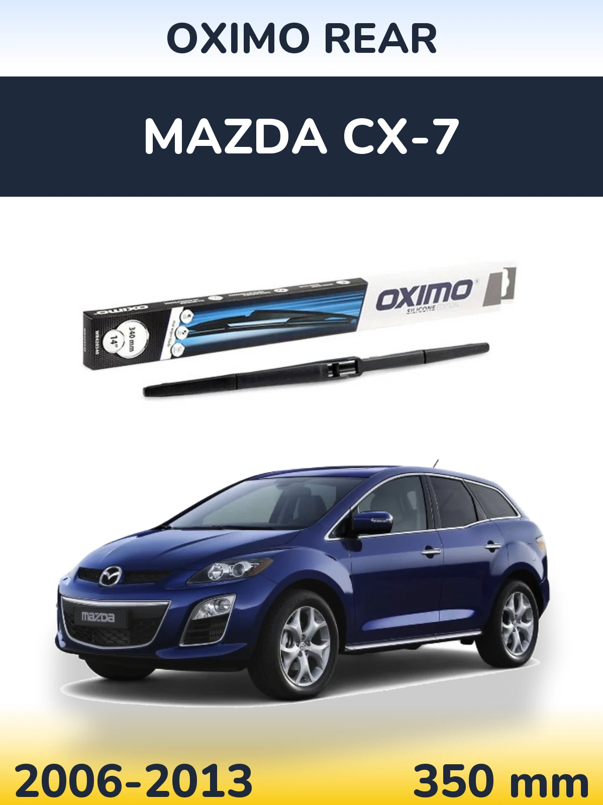 Zadní stěrač Oximo Rear 350 mm pro Mazda CX-7 2006-2013