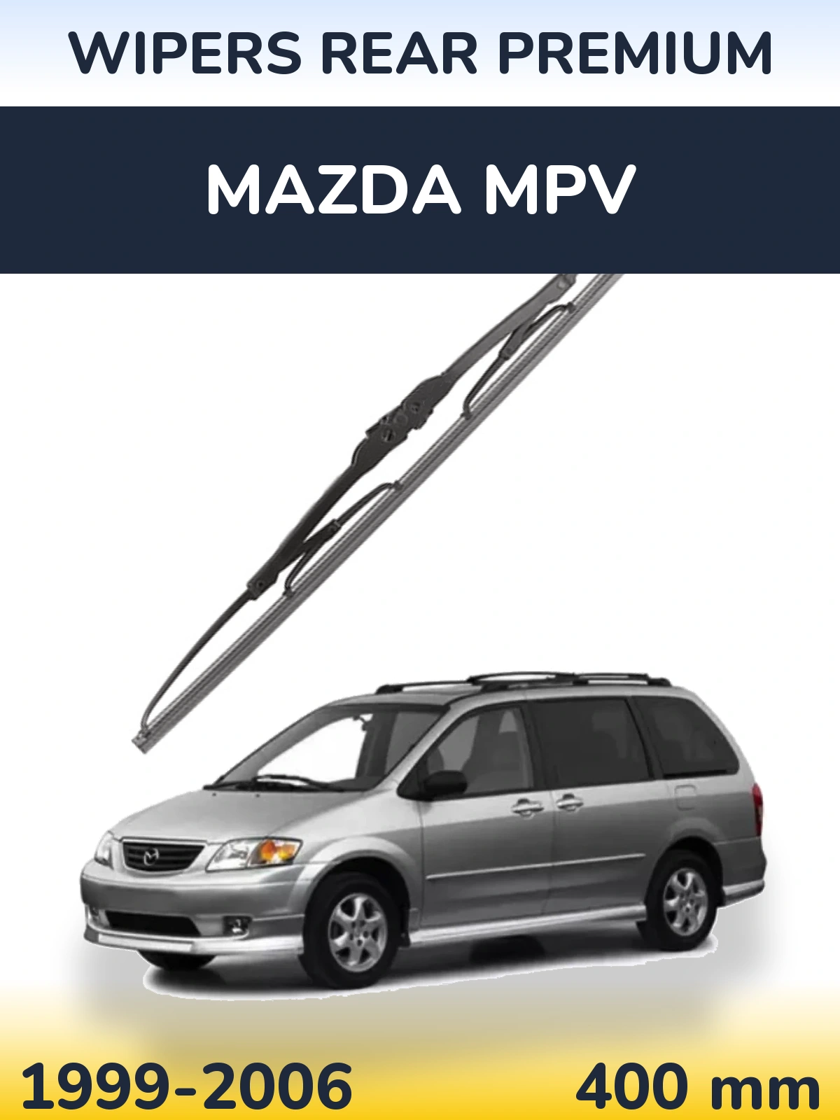 Zadní stěrač WIPERS REAR PREMIUM 400 mm pro Mazda MPV 1999-2006