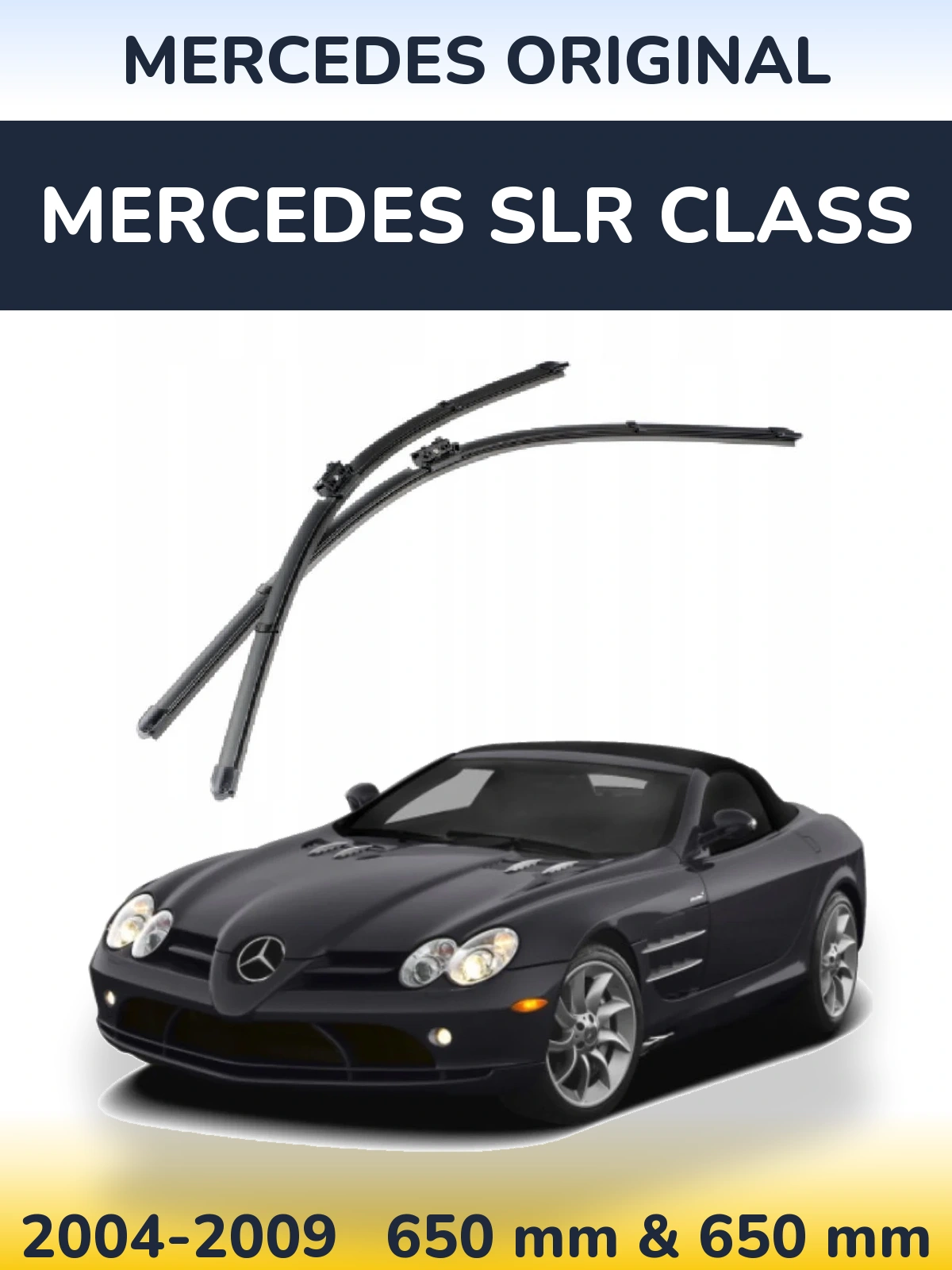 Комплект передніх щіток Mercedes OEM Mercedes Original 650 & 650 мм для Mercedes SLR Class 2004-2009