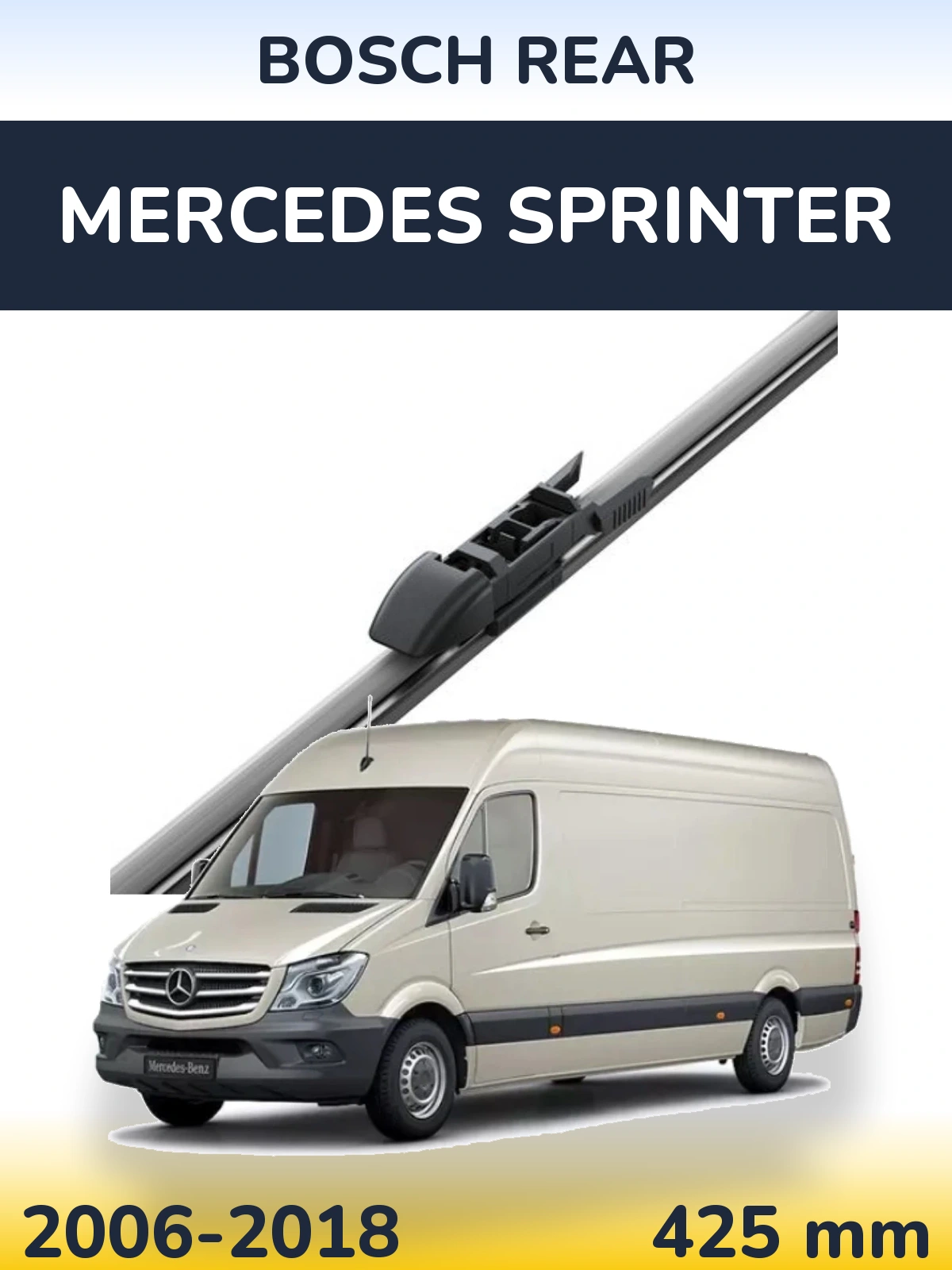 Zadní stěrač BOSCH Rear 425 mm pro Mercedes Sprinter 2006-2018