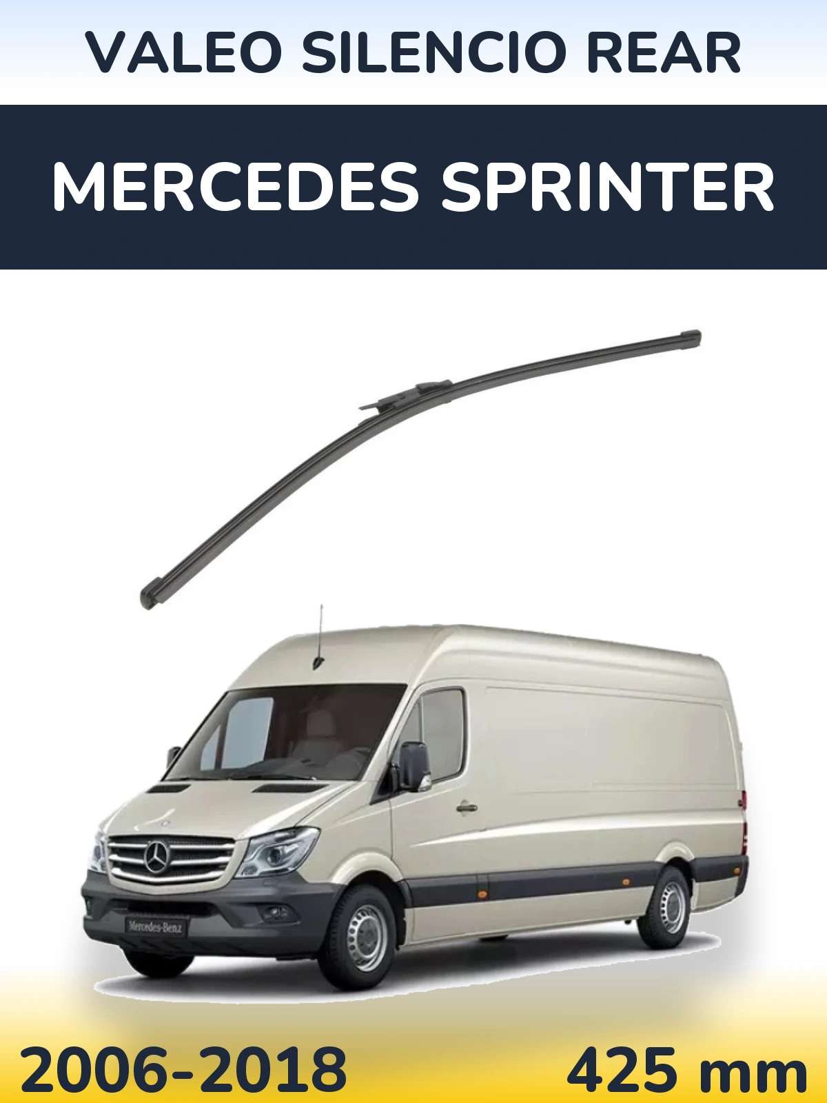 Задня щітка Valeo Silencio Rear 425 мм для Mercedes Sprinter 2006-2018