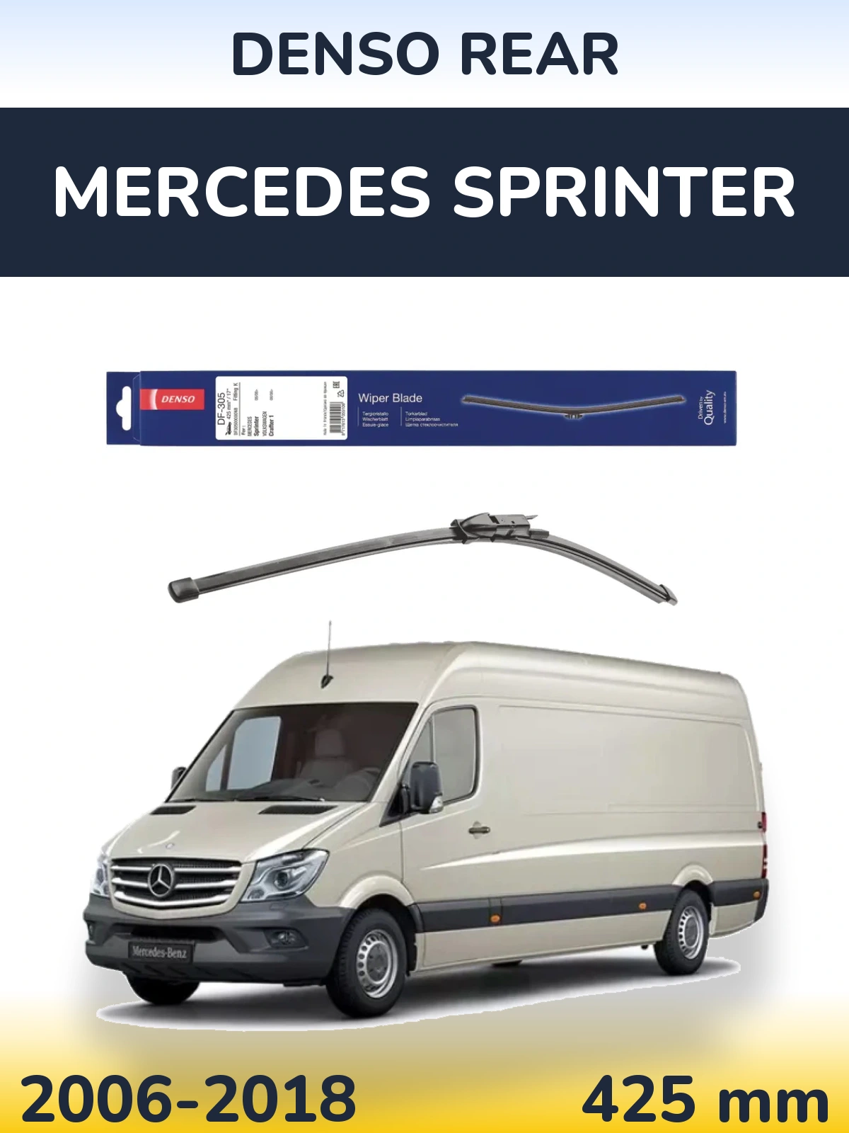 Zadní stěrač Denso Rear 425 mm pro Mercedes Sprinter 2006-2018