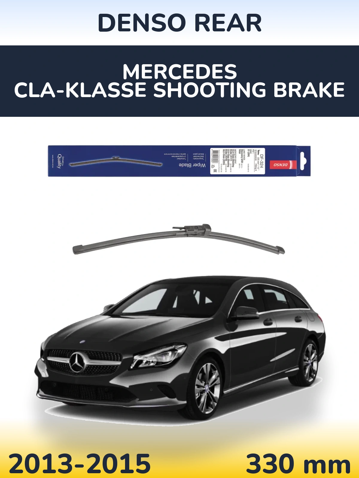 Zadní stěrač Denso Rear 335 mm pro Mercedes CLA-Klasse Shooting Brake 2013-2015