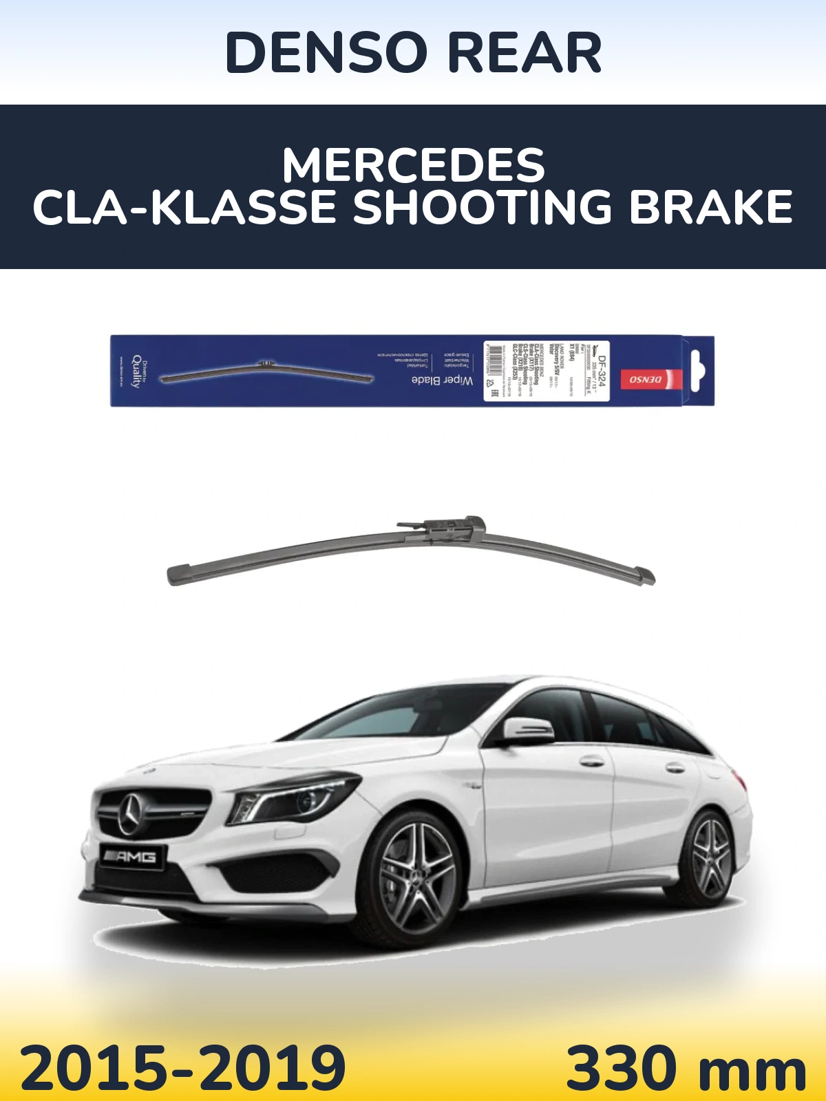 Zadní stěrač Denso Rear 335 mm pro Mercedes CLA-Klasse Shooting Brake 2015-2019