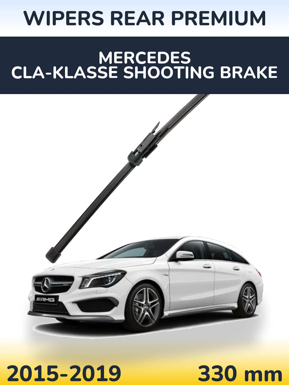 Zadní stěrač WIPERS REAR PREMIUM 330 mm pro Mercedes CLA-Klasse Shooting Brake 2015-2019